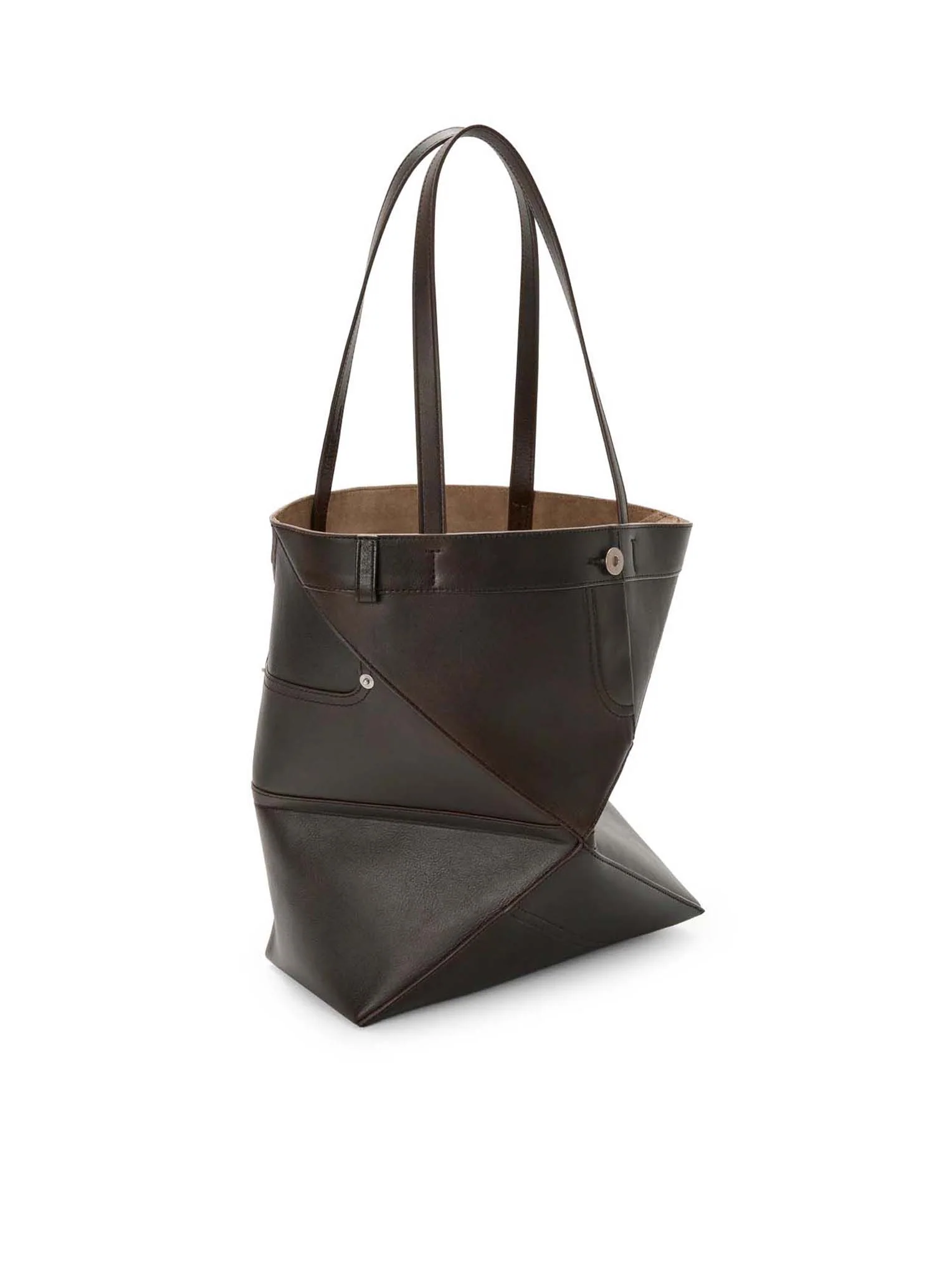 MEDIUM PUZZLE FOLD PANTS TOTE BAG IN LEATHER - Image 6