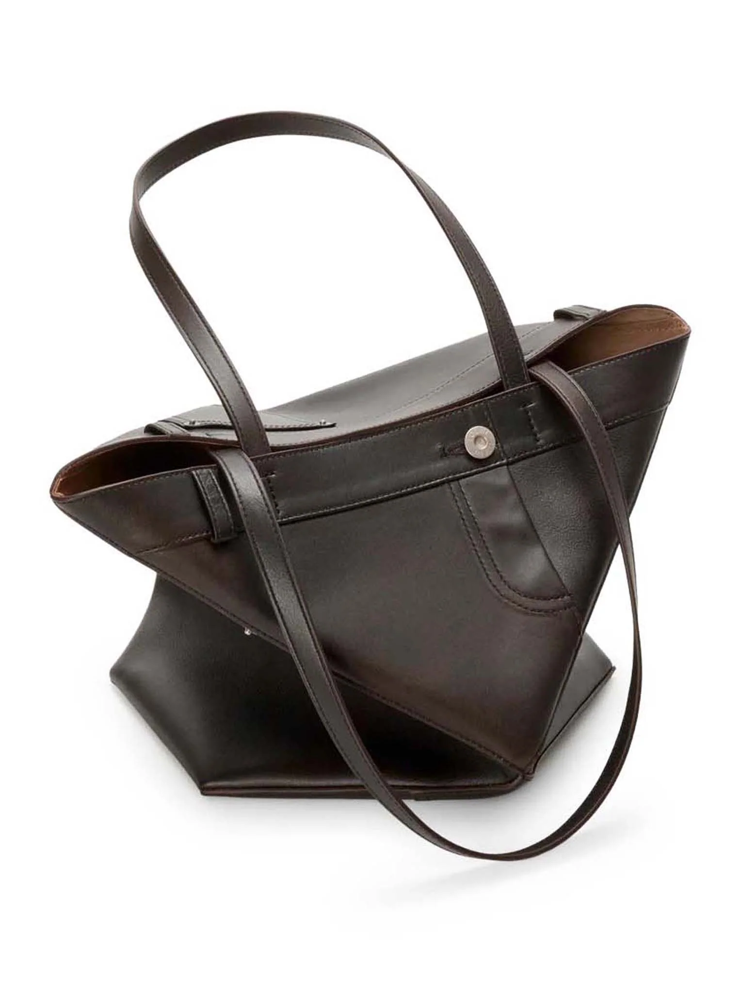 MEDIUM PUZZLE FOLD PANTS TOTE BAG IN LEATHER - Image 7