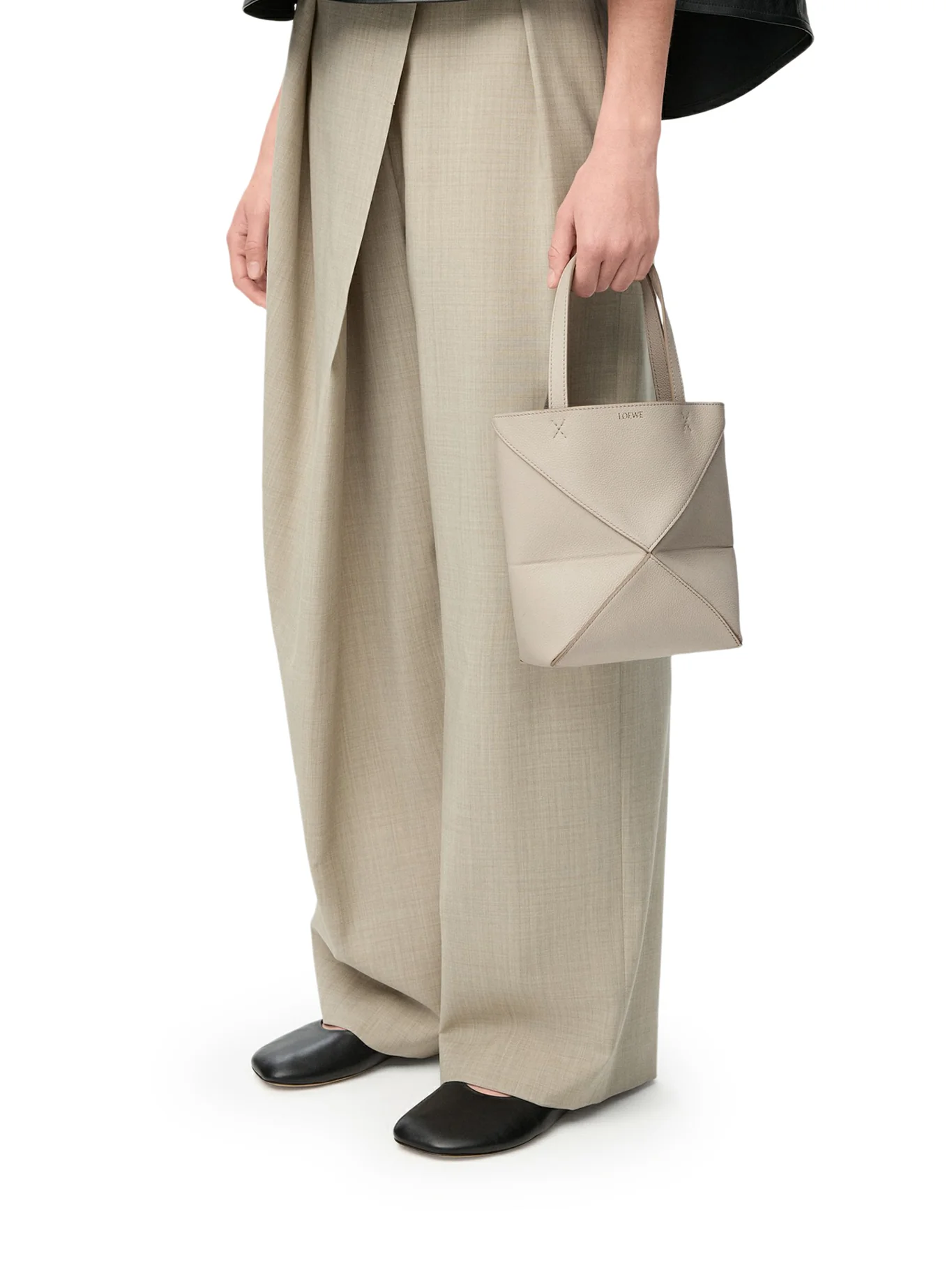 MINI PUZZLE FOLD LEATHER BAG - Image 4