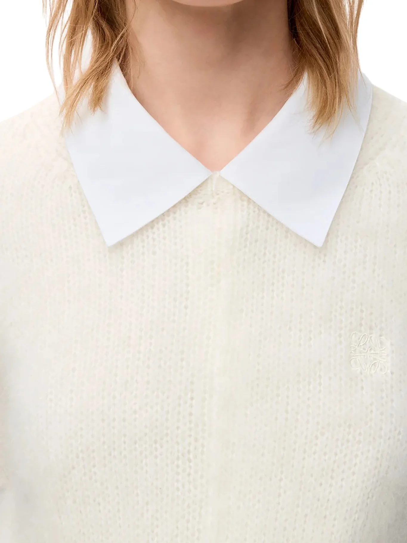 MOHAIR BLEND SHORT-SLEEVED SWEATER - Image 5