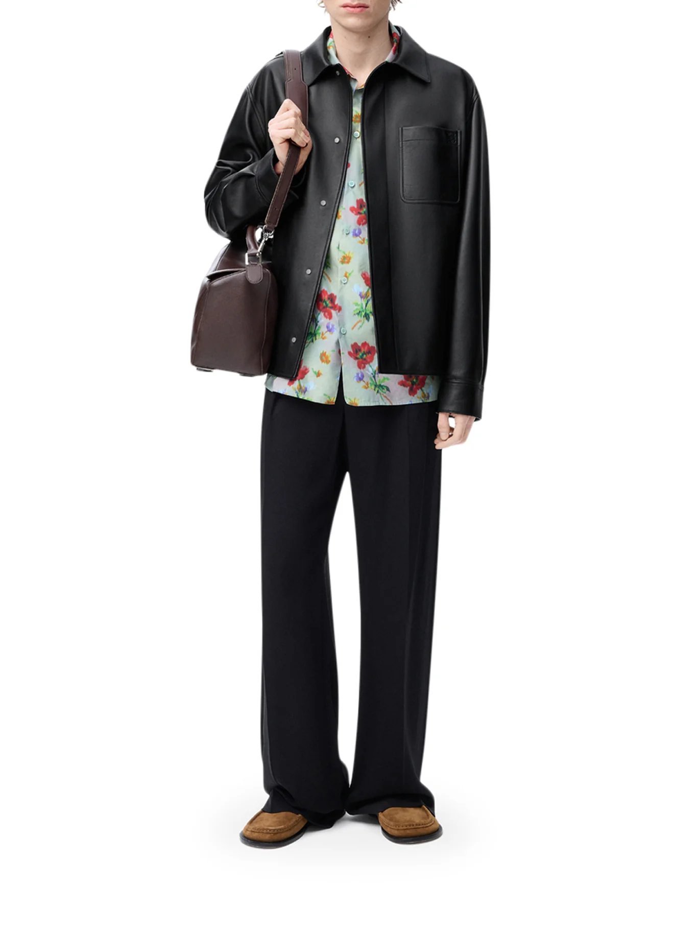 OVERSHIRT IN NAPPA LAMBSKIN - Image 2