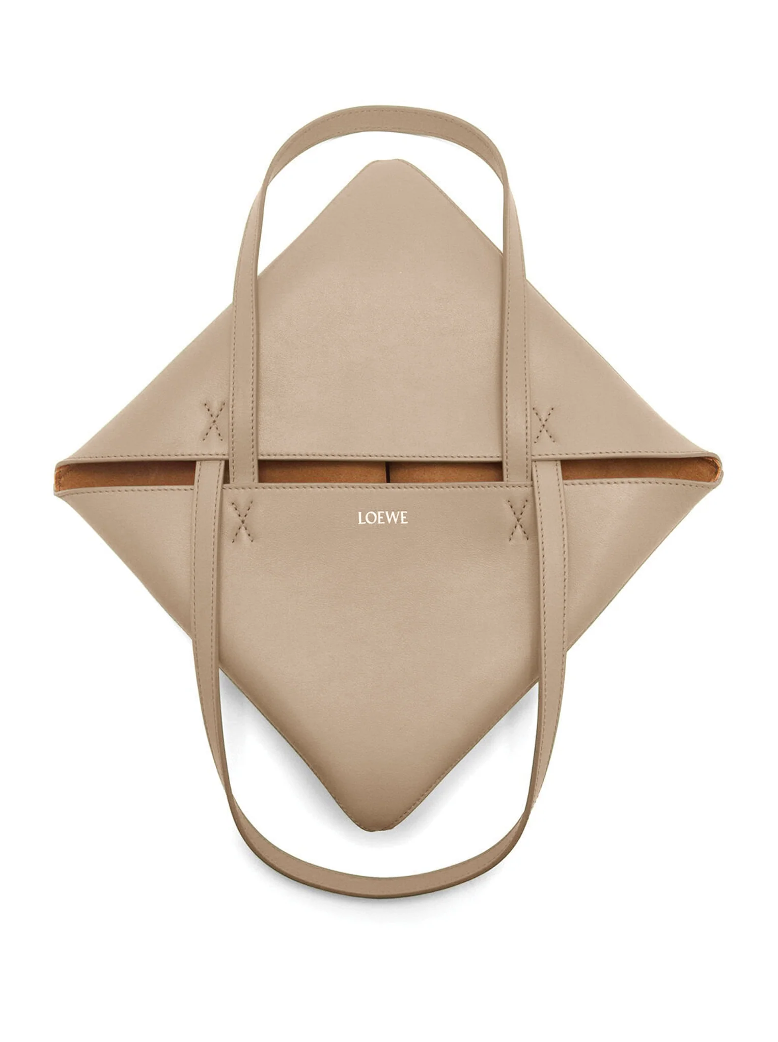 PUZZLE FOLD TOTE BAG IN POLISHED CALFSKIN - Image 8