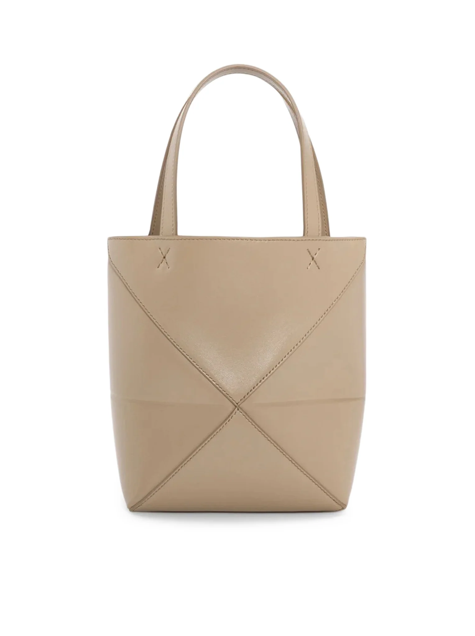 PUZZLE FOLD TOTE BAG IN POLISHED CALFSKIN - Image 8