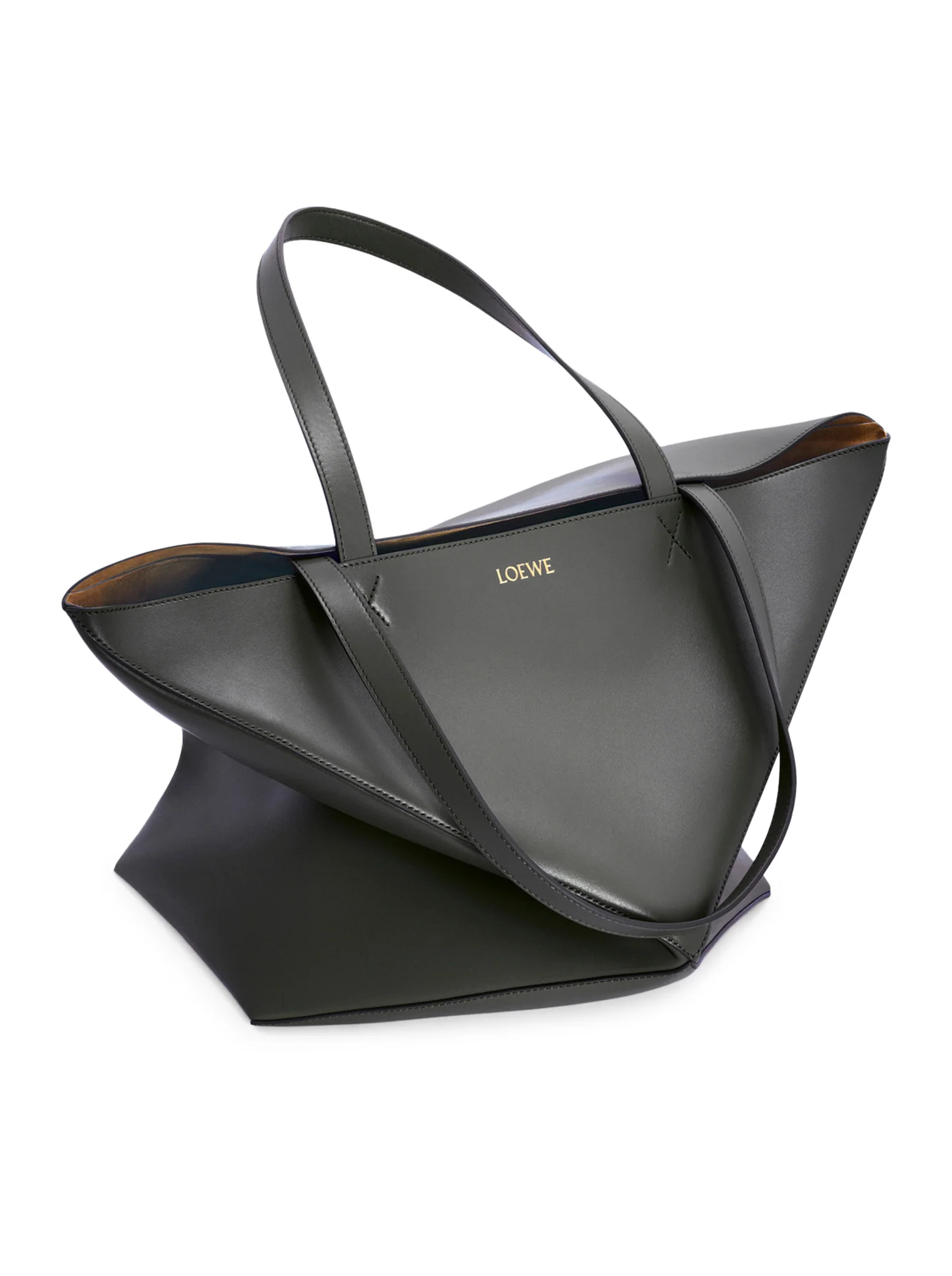 PUZZLE FOLD TOTE XL BAG IN POLISHED CALFSKIN - Image 5