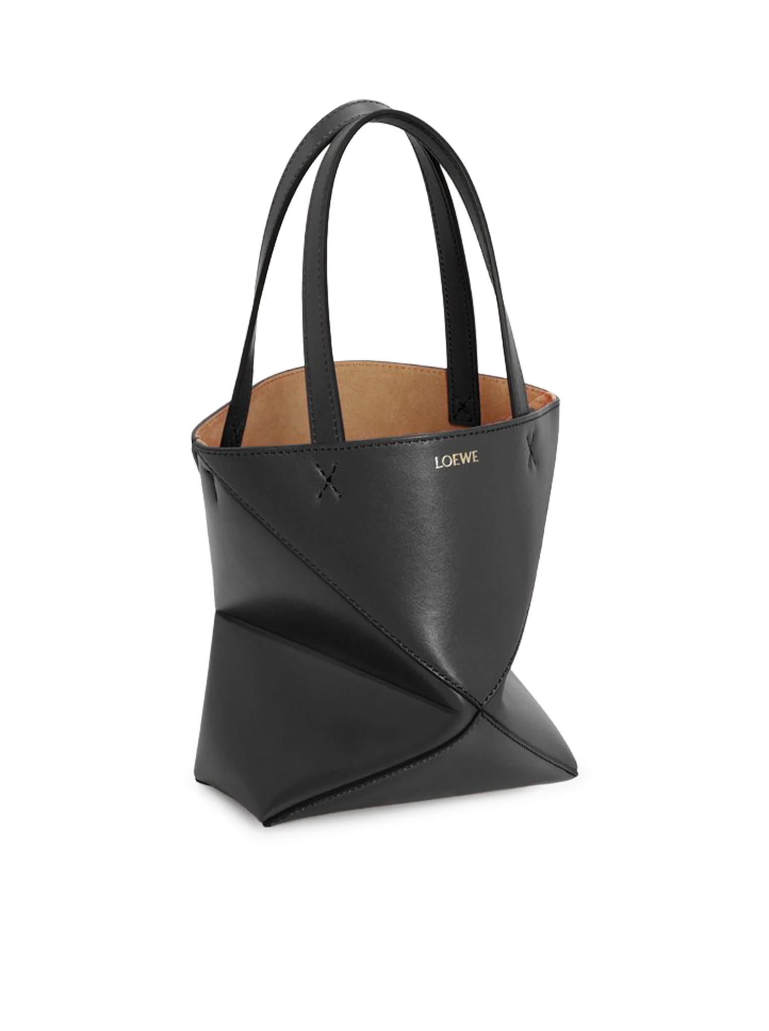 PUZZLE FOLD TOTE BAG IN POLISHED CALFSKIN - Image 6