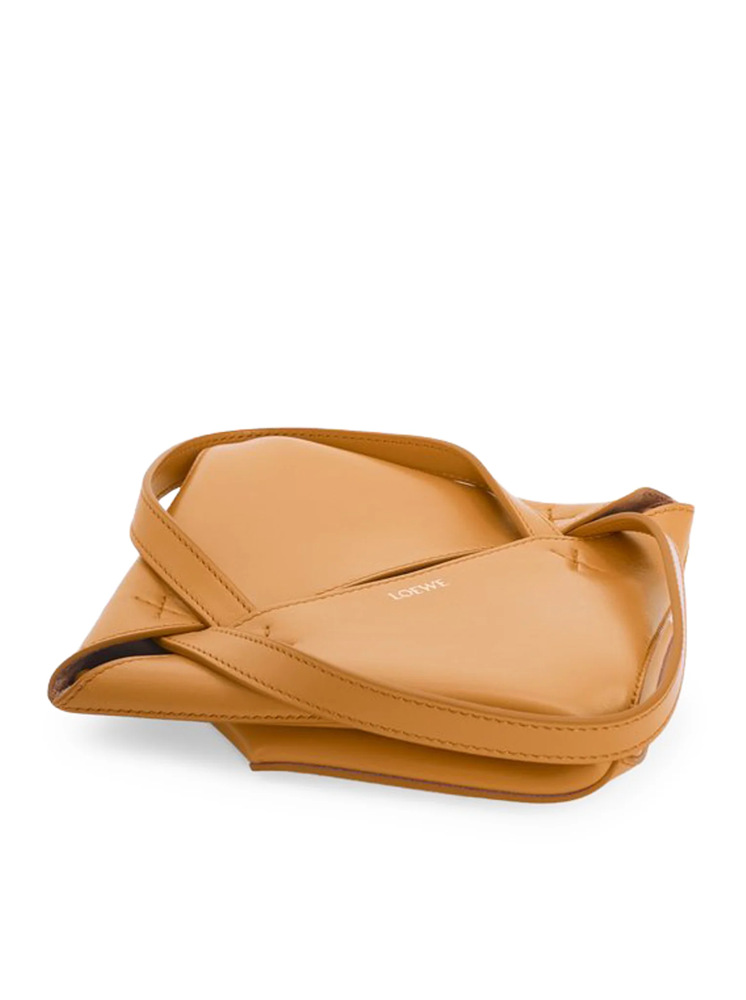 PUZZLE FOLD TOTE BAG IN POLISHED CALFSKIN - Image 9