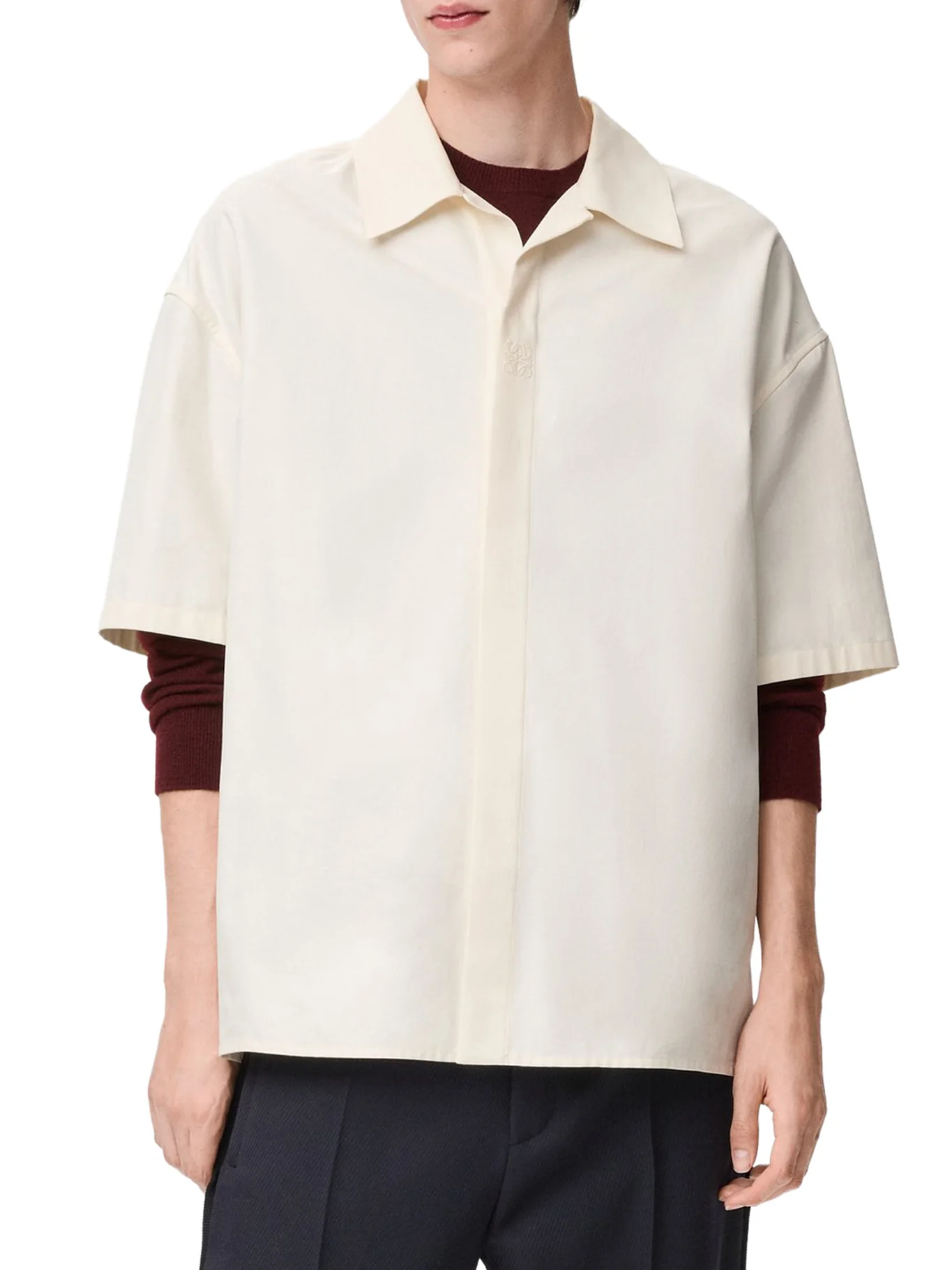 SHORT-SLEEVED COTTON SHIRT - Image 3