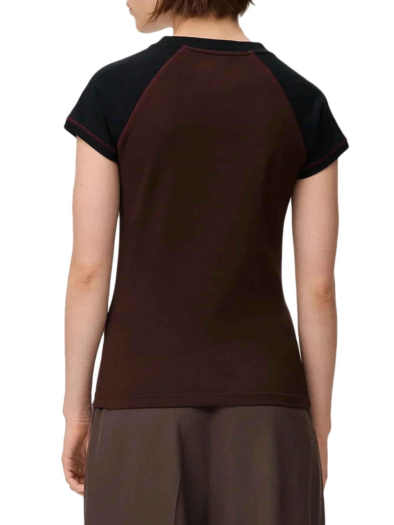 SLIM FIT T-SHIRT IN COTTON BLEND - Image 4