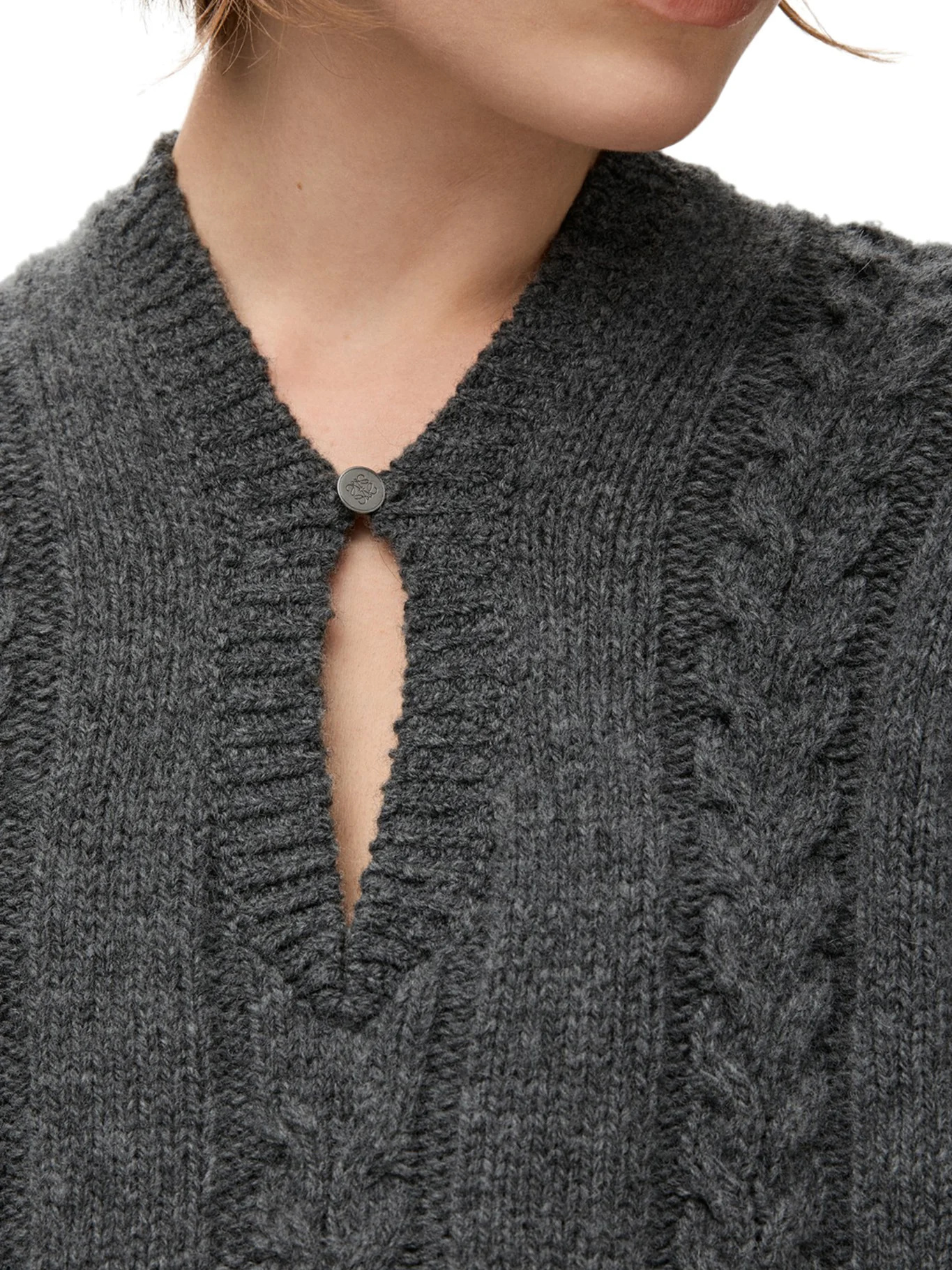 SWEATER IN TEXTURED MOULINÉ WOOL - Image 5