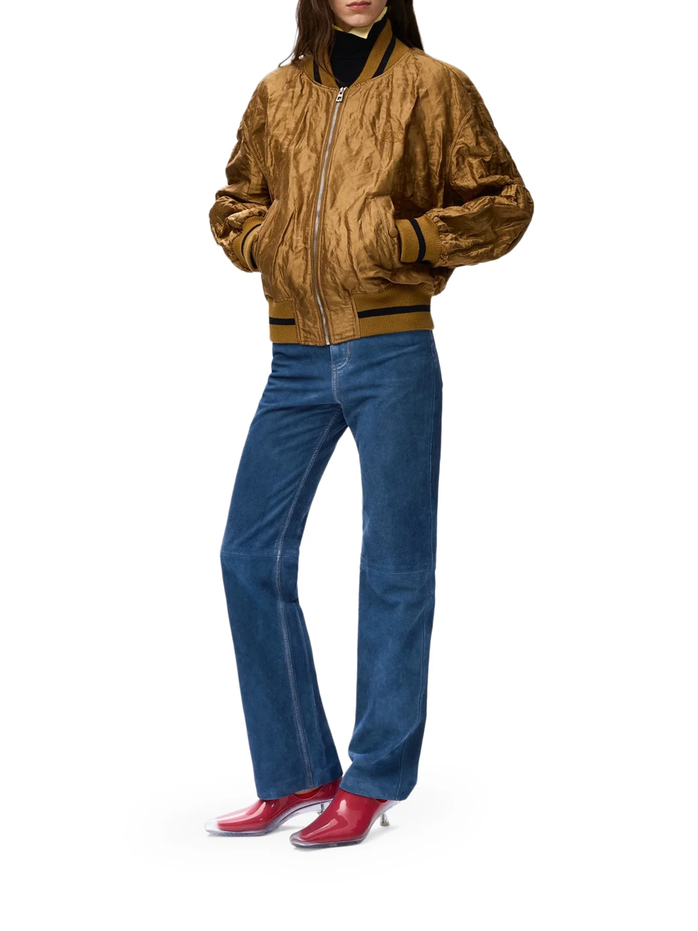TECHNICAL FABRIC BOMBER JACKET - Image 2