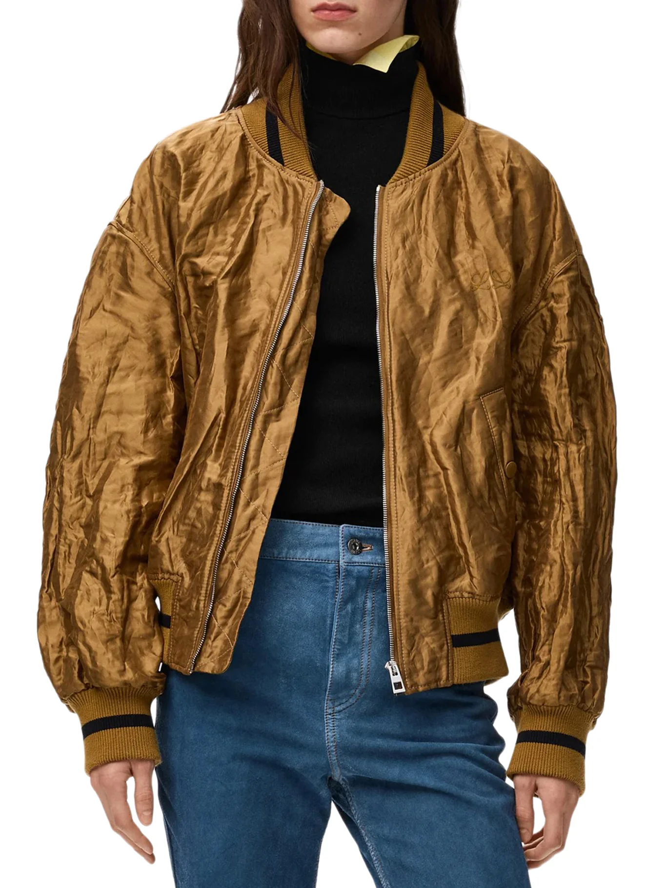 TECHNICAL FABRIC BOMBER JACKET - Image 3