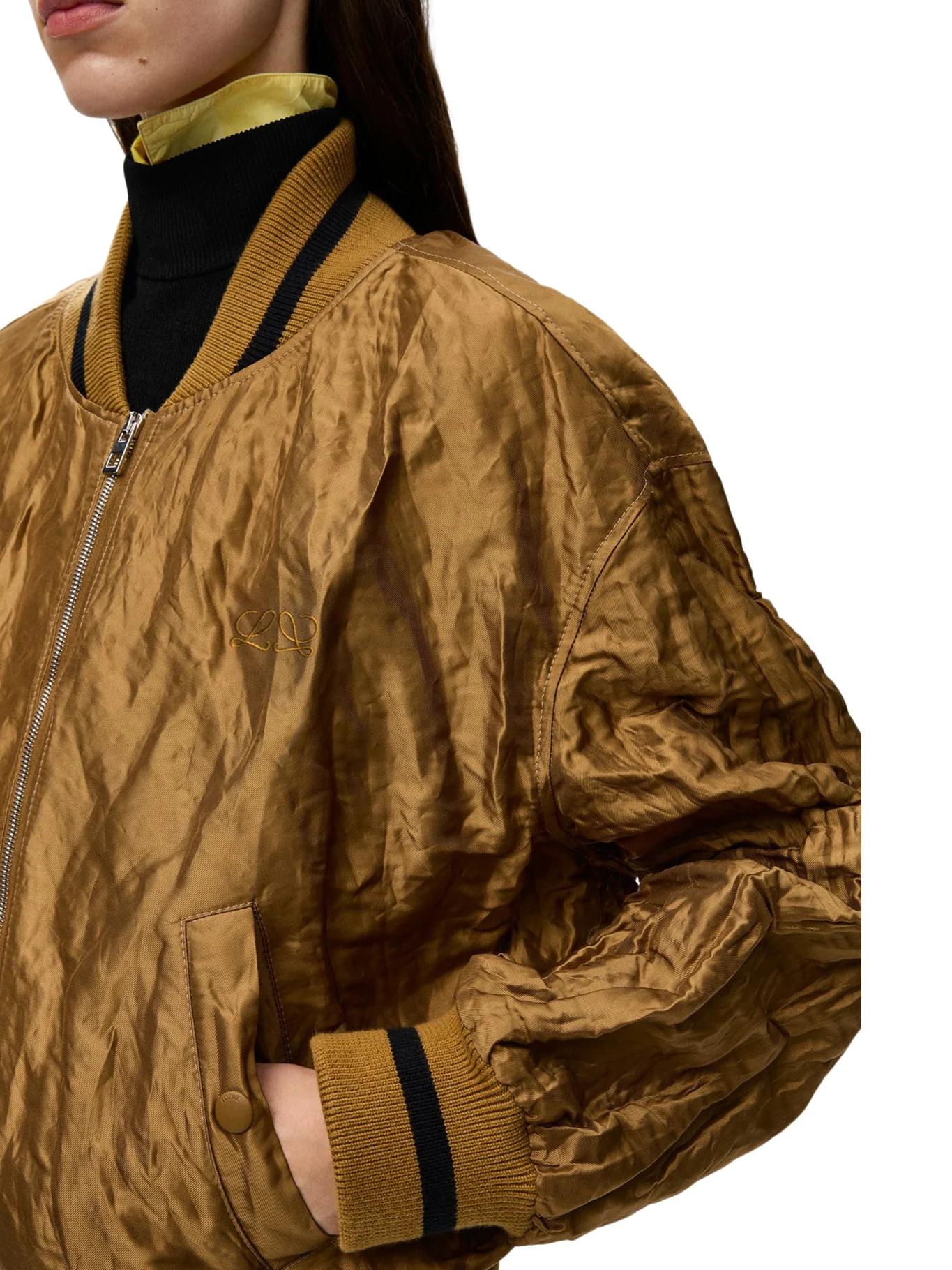 TECHNICAL FABRIC BOMBER JACKET - Image 5