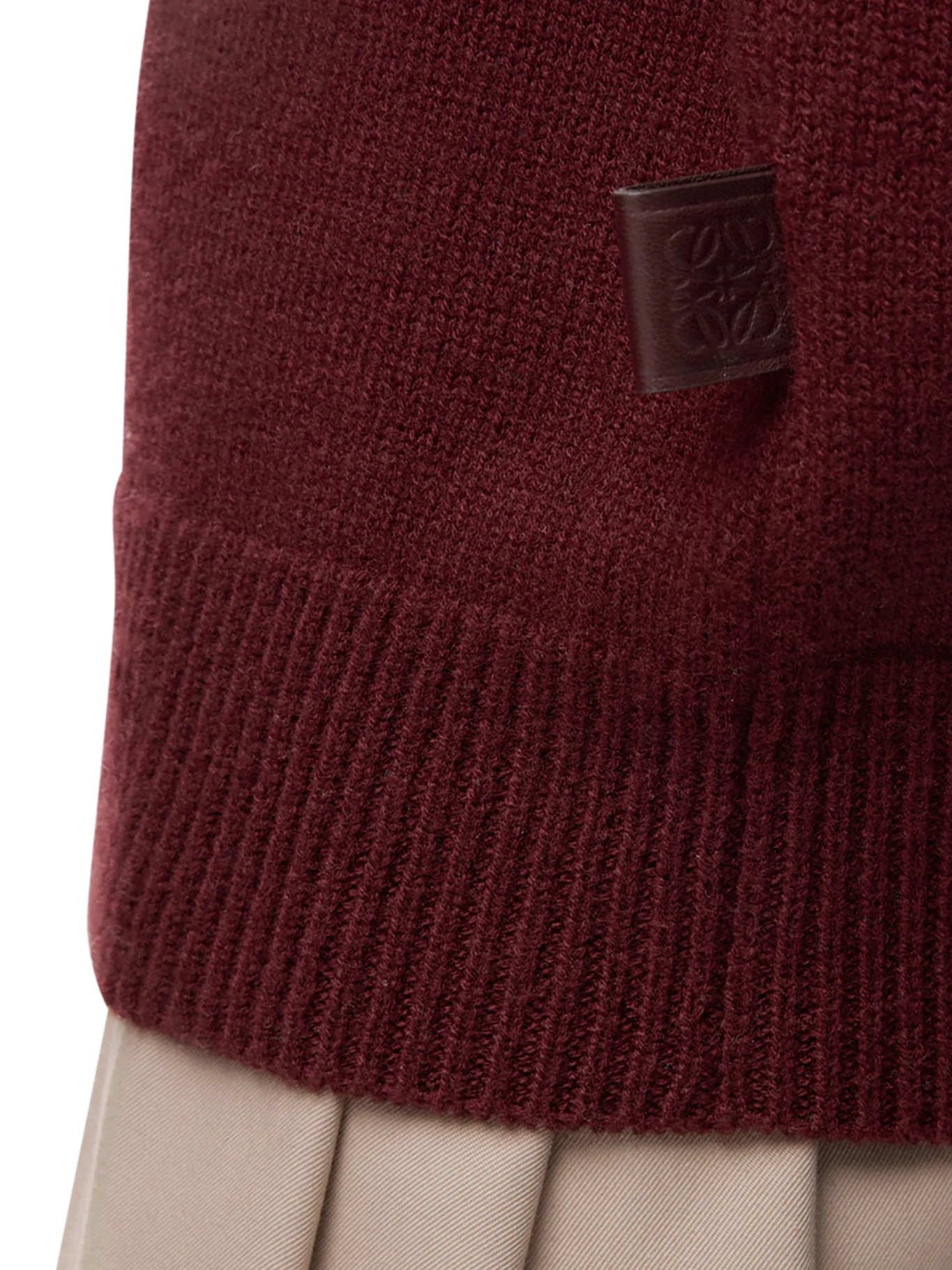WOOL SWEATER WITH LAYERED CONSTRUCTION - Image 5