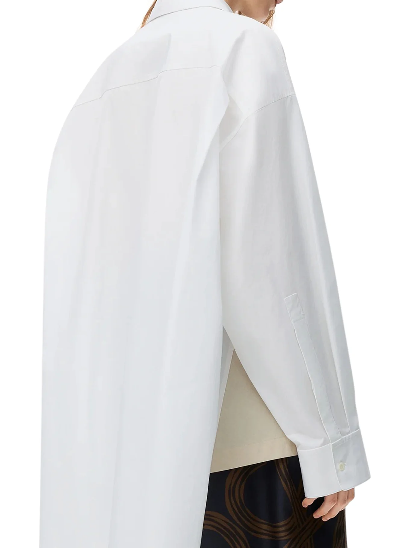 ASYMMETRIC COTTON POPLIN SHIRT - Image 4