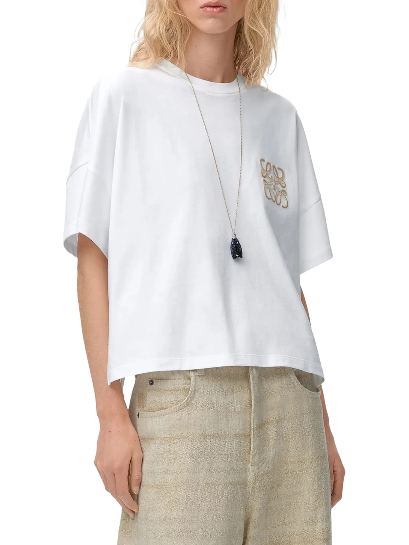 COTTON T-SHIRT WITH A BOXY FIT - Image 3