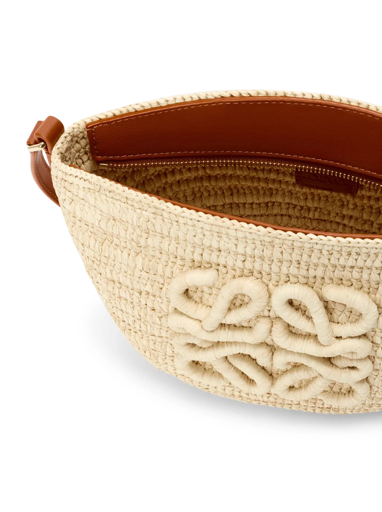 ECLIPSE CLUTCH IN RAFFIA AND CALFSKIN - Image 6