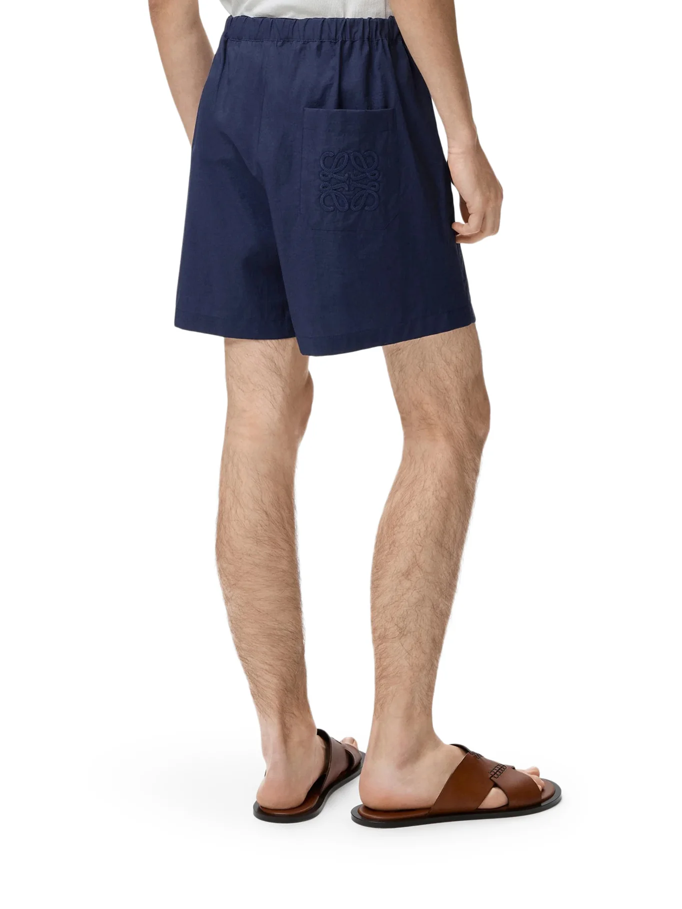 FLUID COTTON POPLIN SHORTS - Image 4