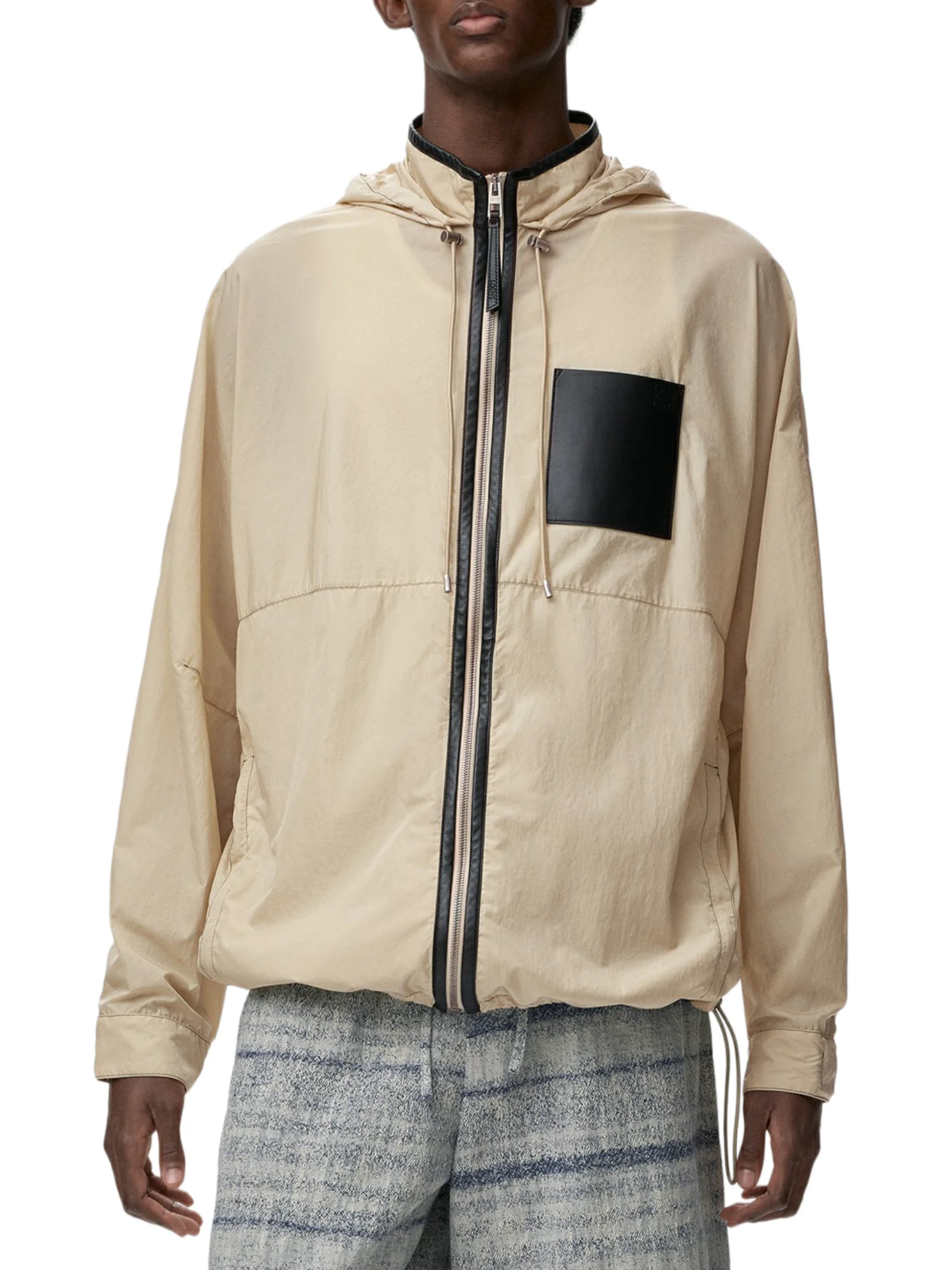 HOODED JACKET IN TECHNICAL FABRIC - Image 3