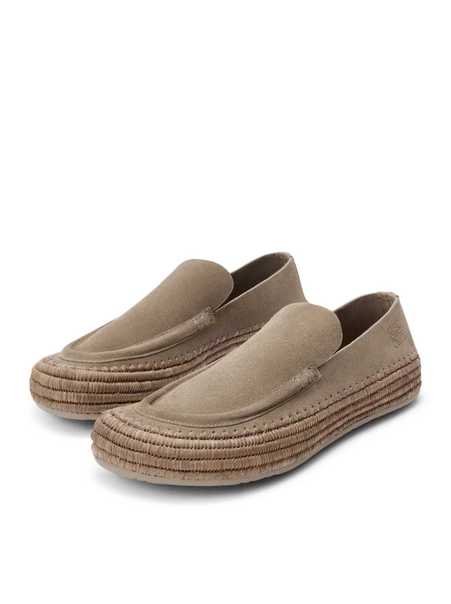RIO SUEDE AND RAFFIA LOAFERS - Image 3