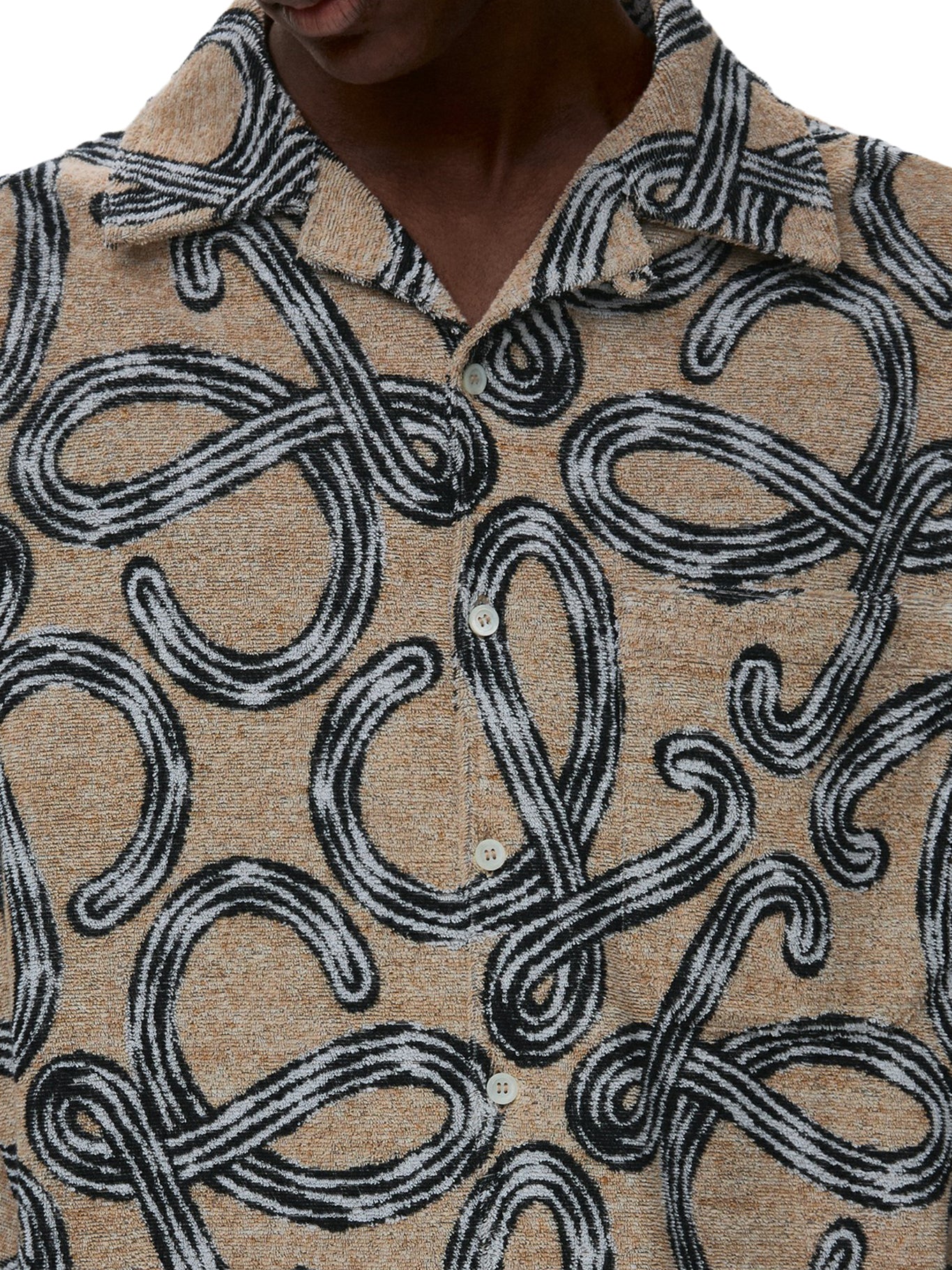 SHORT-SLEEVED SHIRT WITH ALL-OVER ANAGRAM - Image 5