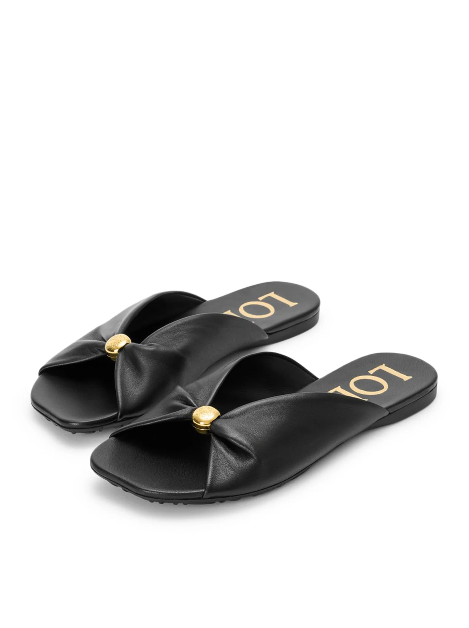 SLIDE PEBBLE SOFT IN LAMBSKIN NAPPA - Image 3