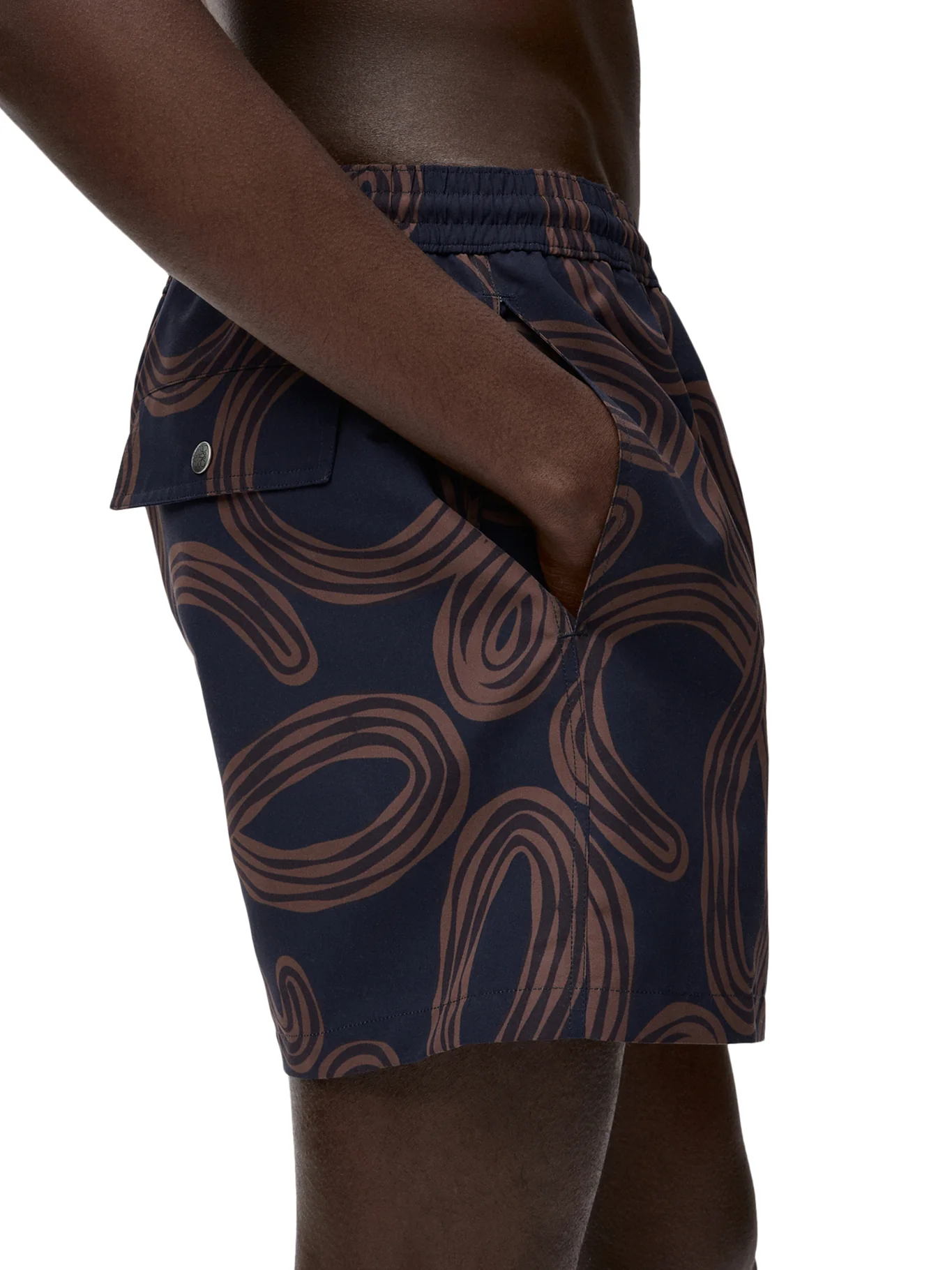 SWIMSUIT IN TECHNICAL FABRIC WITH ALL-OVER ANAGRAM PRINT - Image 5
