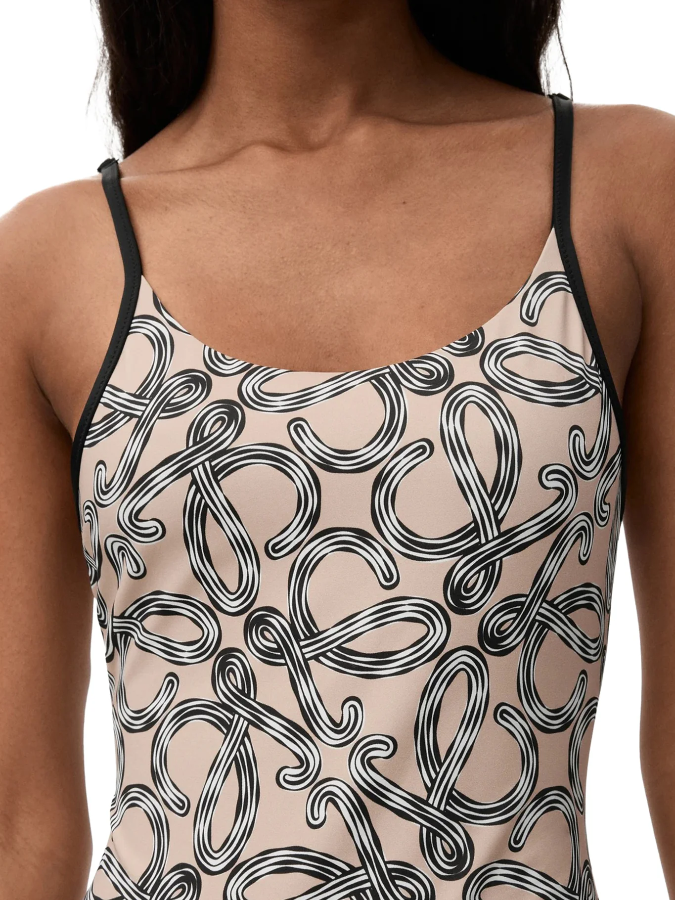 TECHNICAL JERSEY SWIMSUIT WITH ALL-OVER ANAGRAM PRINT - Image 5
