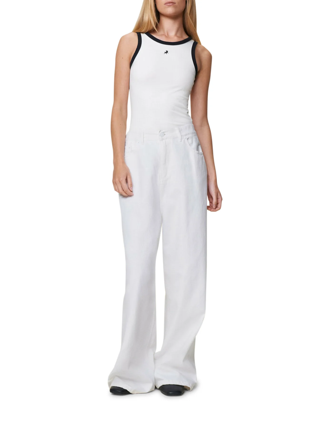 PALOMA WHITE DENIM JEANS - Image 2