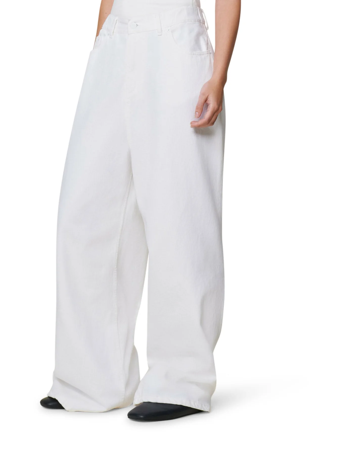 PALOMA WHITE DENIM JEANS - Image 3