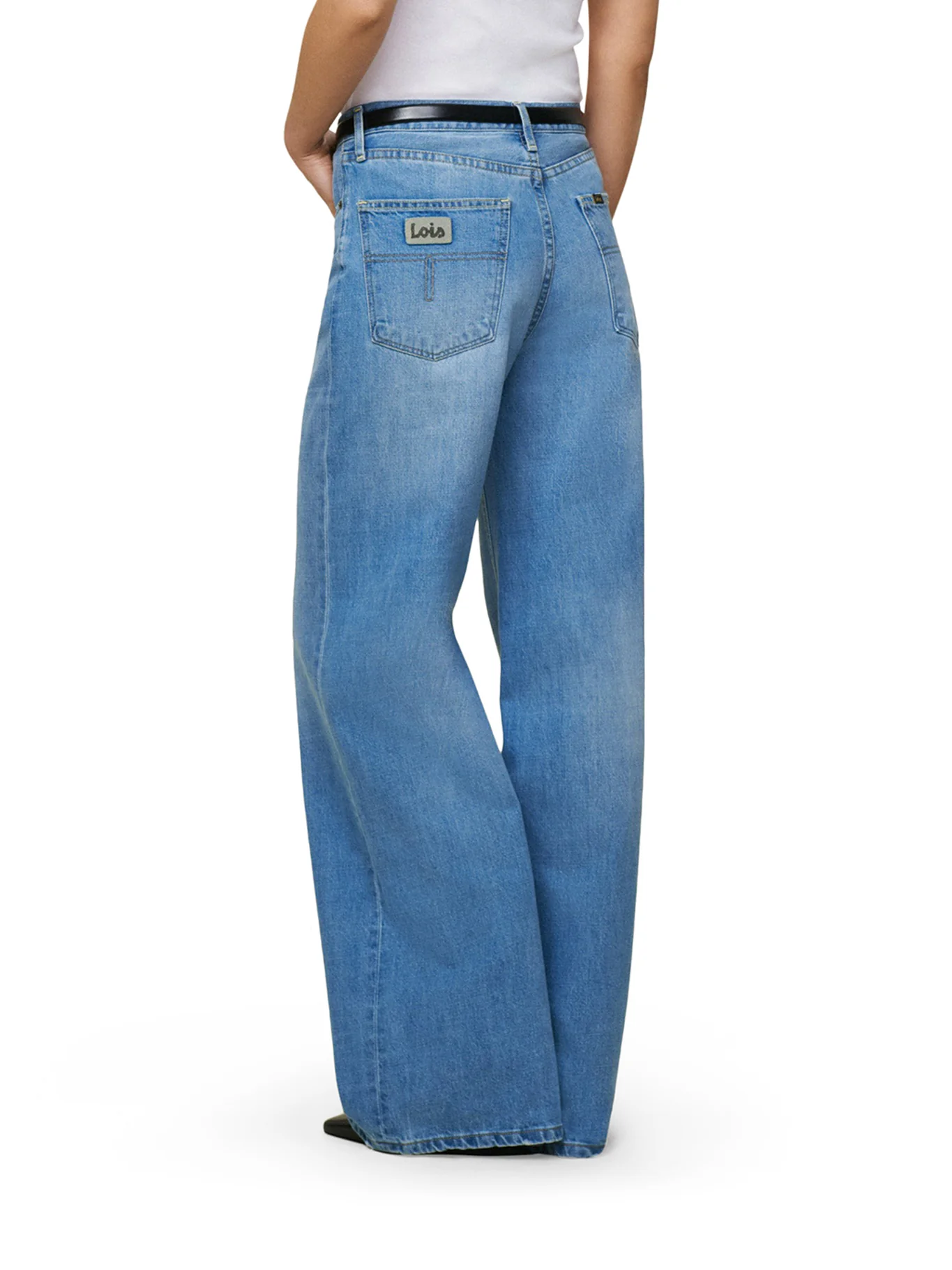 SKATER LOOSE WIDE LEG JEANS - Image 4