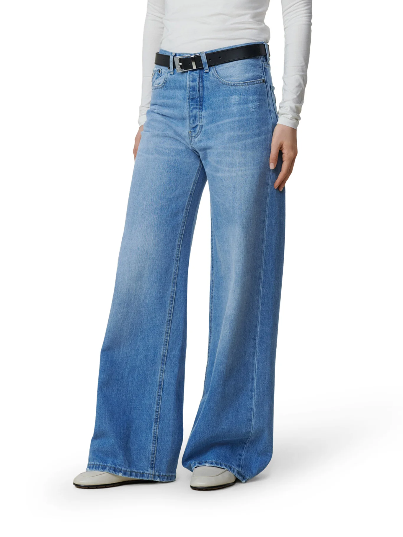 SKATER LOOSE WIDE LEG JEANS - Image 3