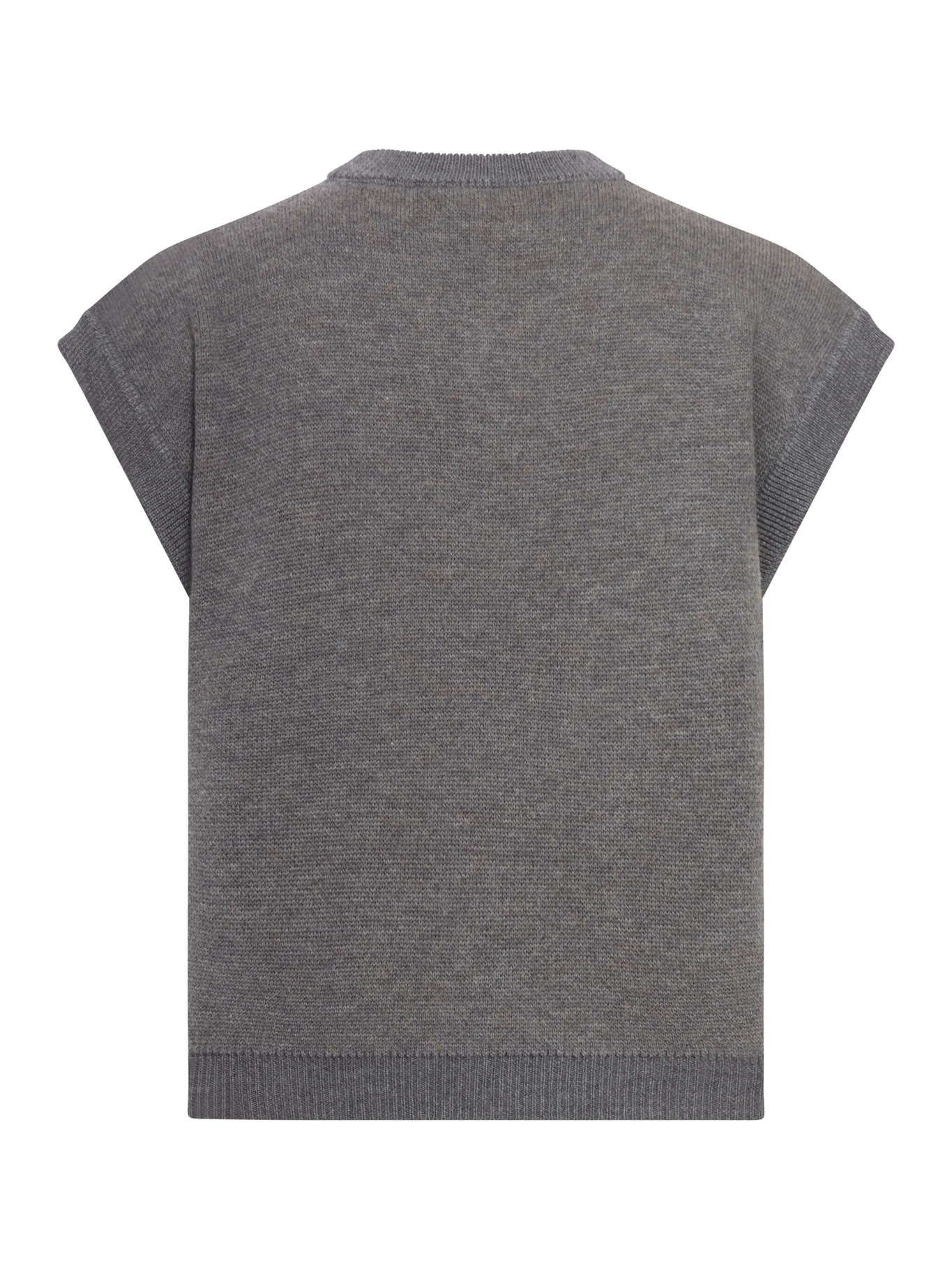 WOOL VEST WITH PRINT - Image 2