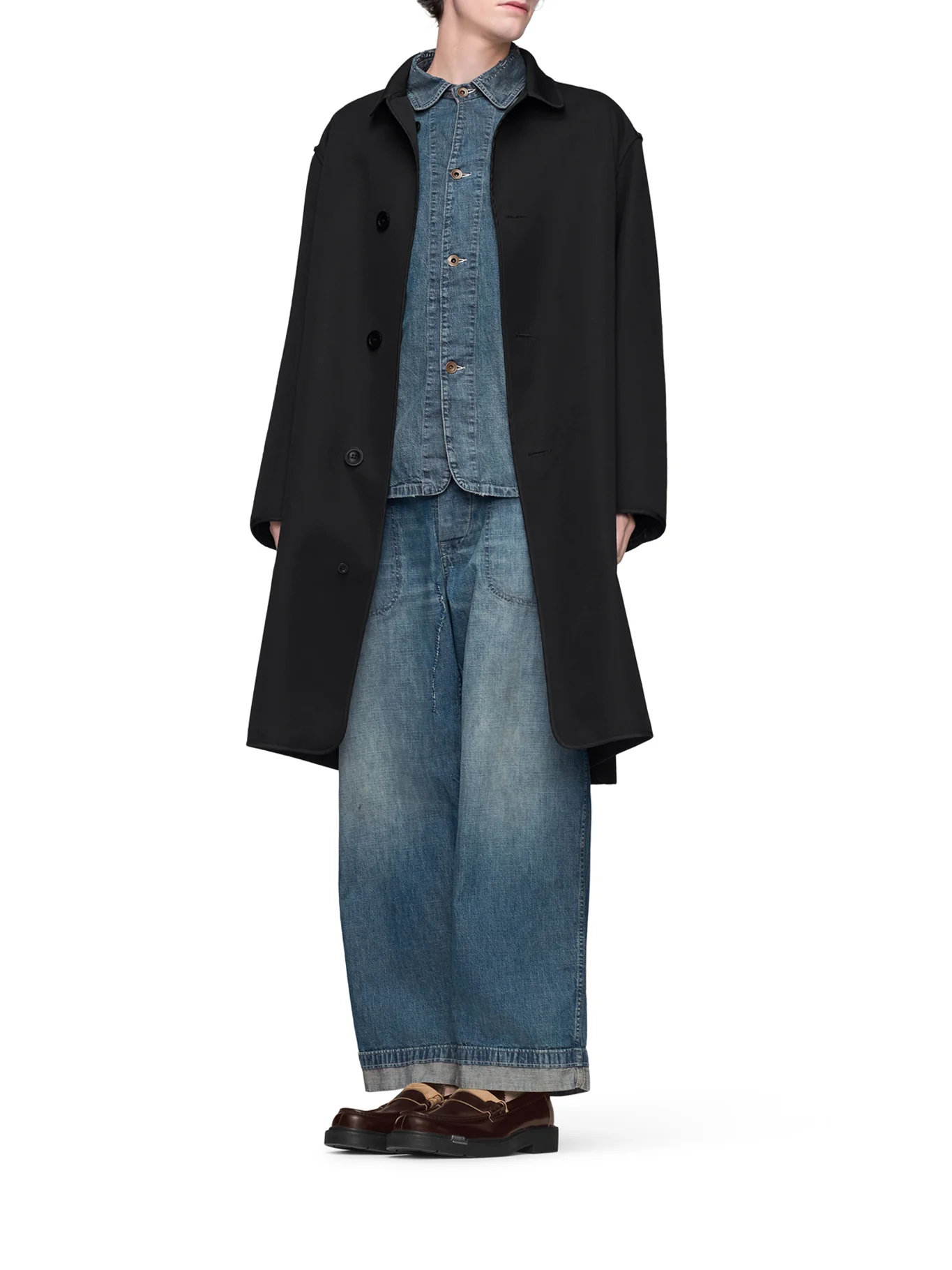 DENIM CABAN JACKET - Image 2