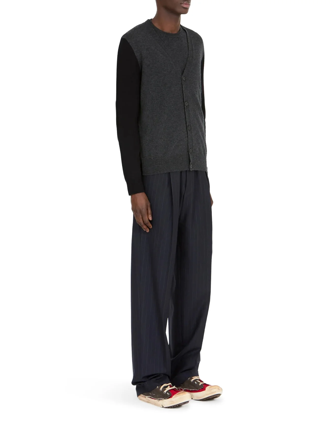 V-NECK WOOL CARDIGAN - Image 4