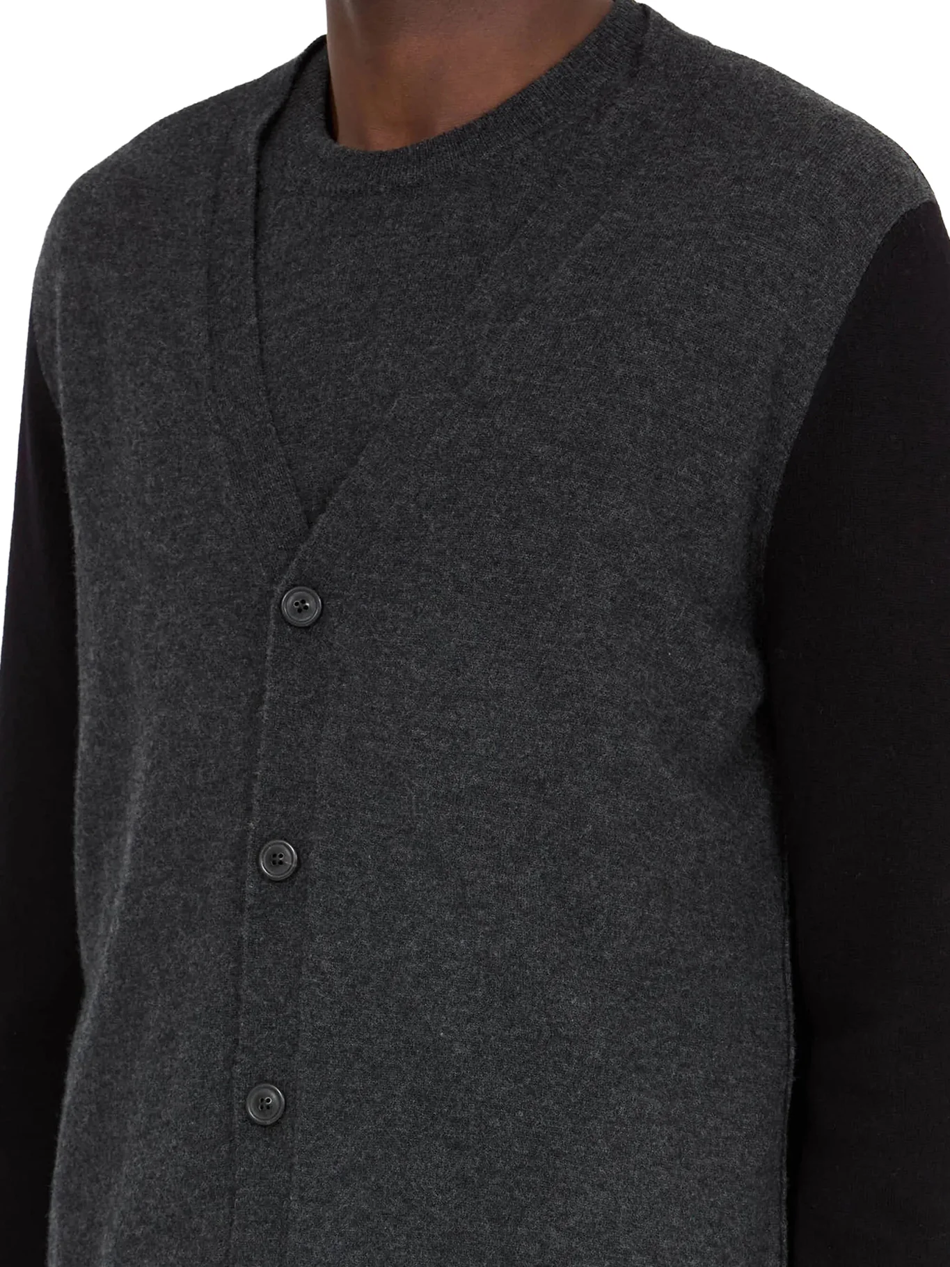 V-NECK WOOL CARDIGAN - Image 5