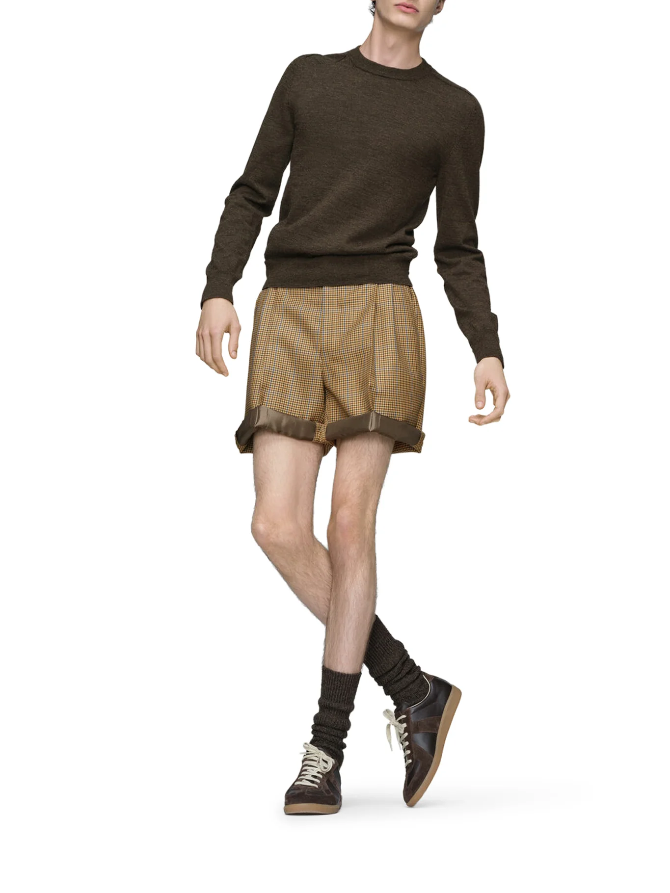 WOOL SWEATER WITH ELBOW PATCHES - Image 2