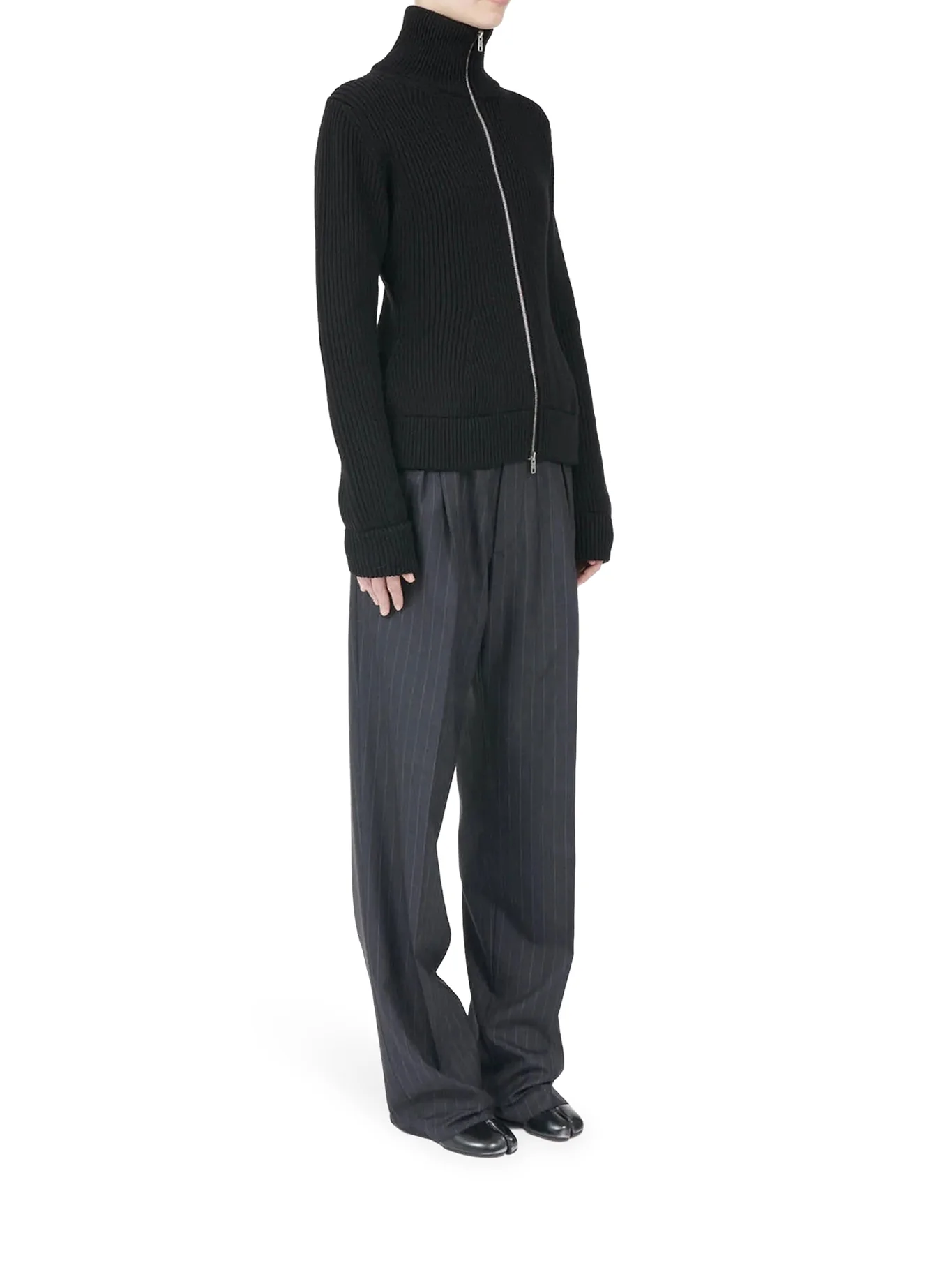 WOOL ZIP-UP CARDIGAN - Image 4