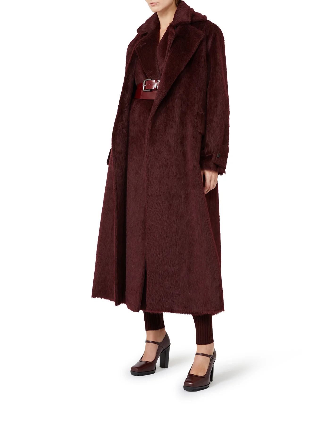 ALBATA LONG ALPACA COAT - Image 4