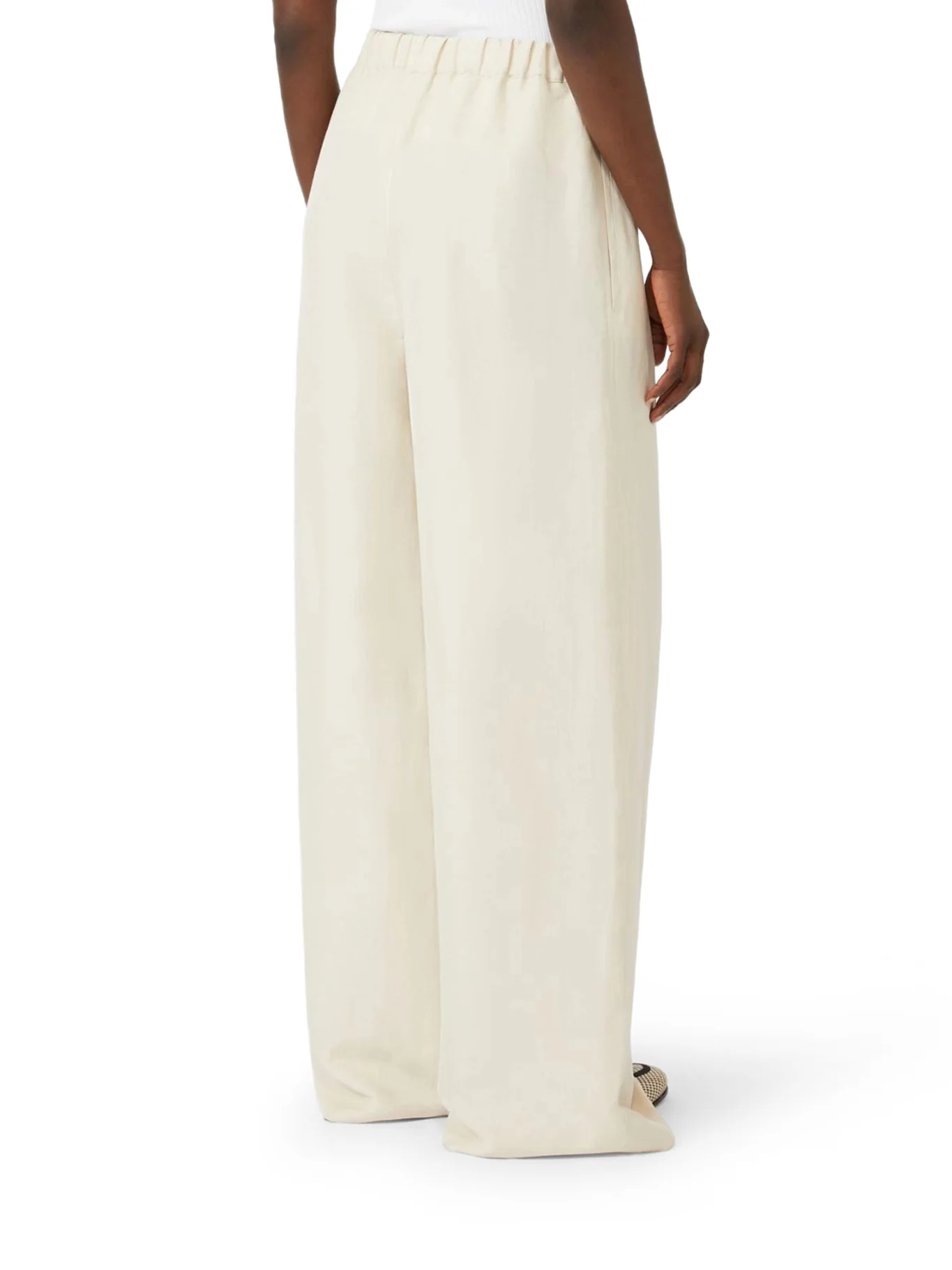 LINEN AND SILK TROUSERS - Image 4
