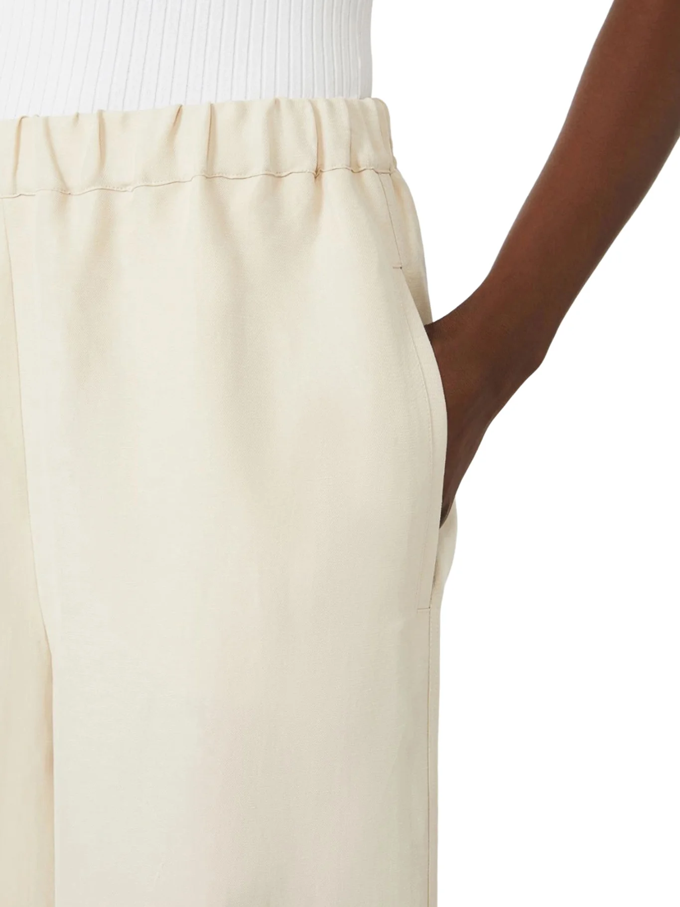 LINEN AND SILK TROUSERS - Image 5