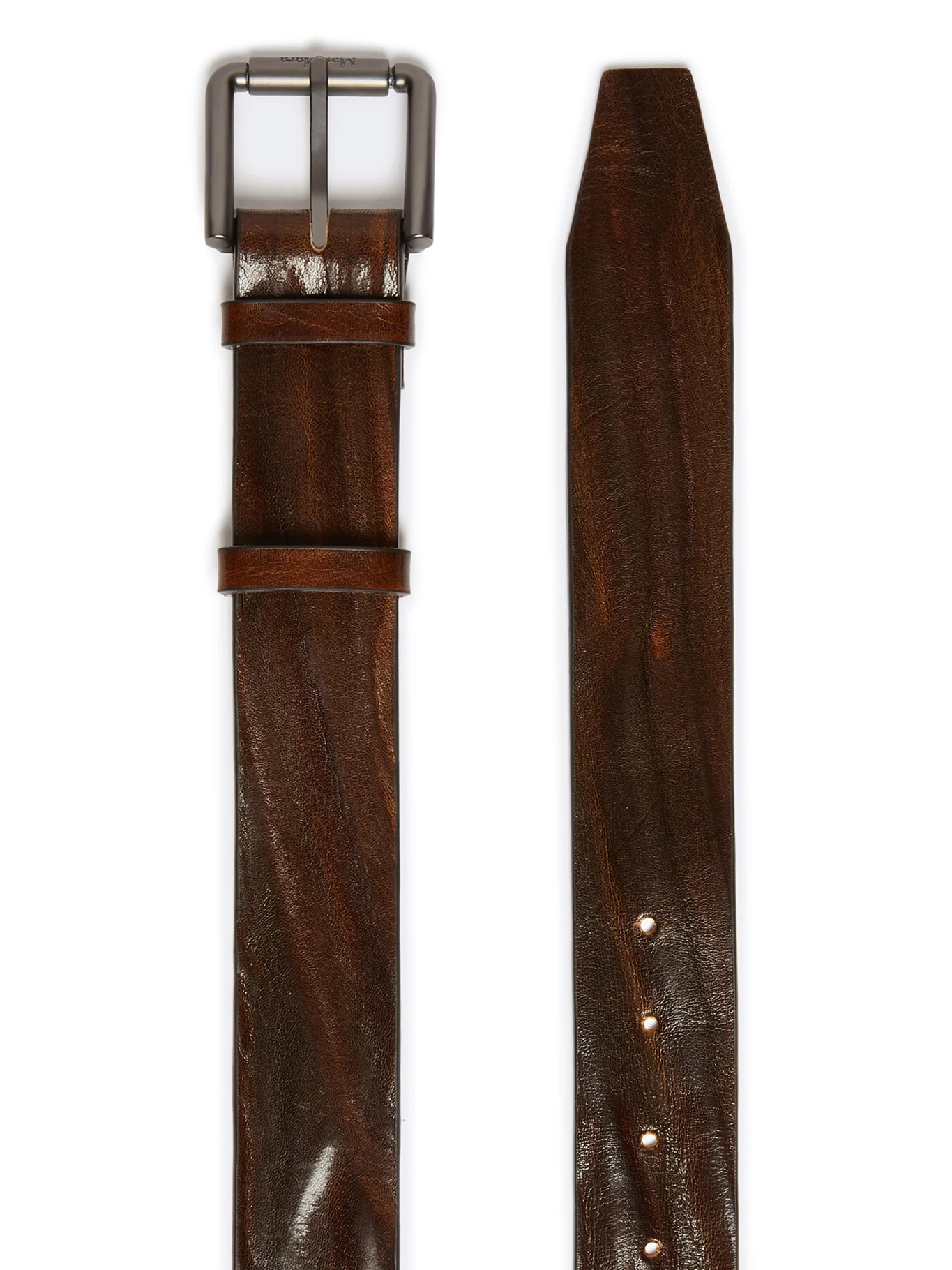 LONG LEATHER BELT BUCKLE40XLONG - Image 3