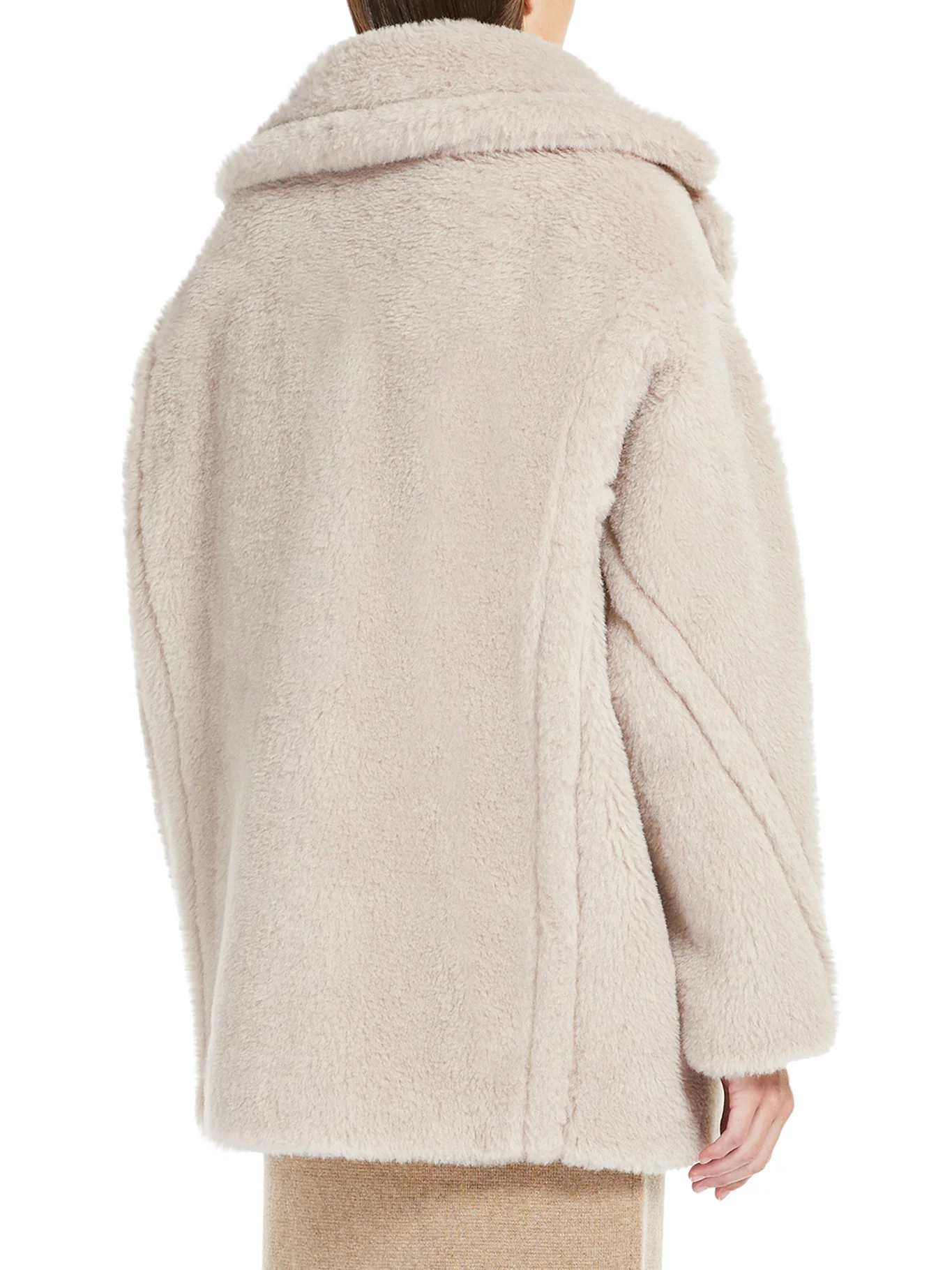 OLGA TEDDY BEAR ALPACA WOOL COAT - Image 4