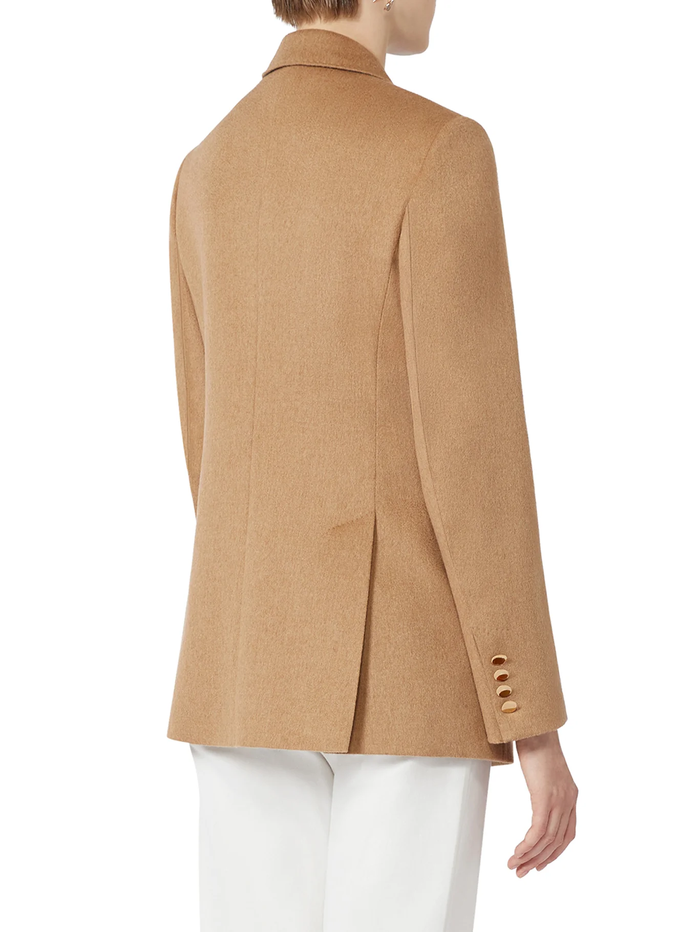 CAMEL DRAP BLAZER WITH SABLES - Image 4