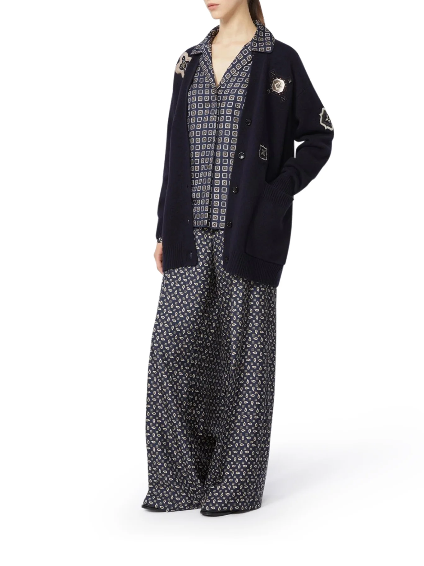 PRINTED SILK TROUSERS - Image 2