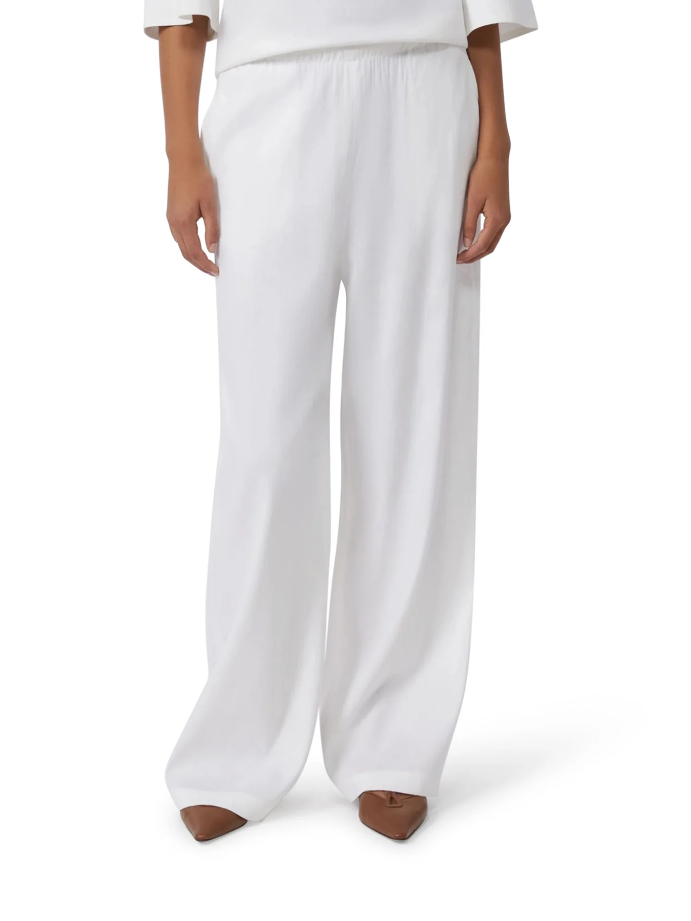 DESTINY TROUSERS IN LINEN BLEND CANVAS - Image 3