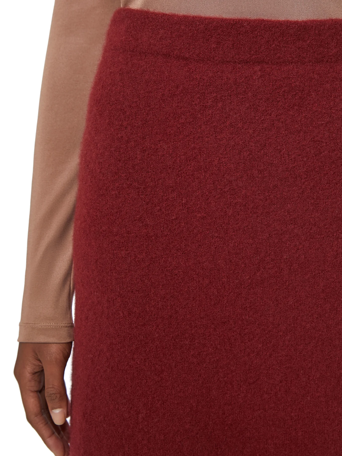 STRETCH CASHMERE YARN SKIRT - Image 5