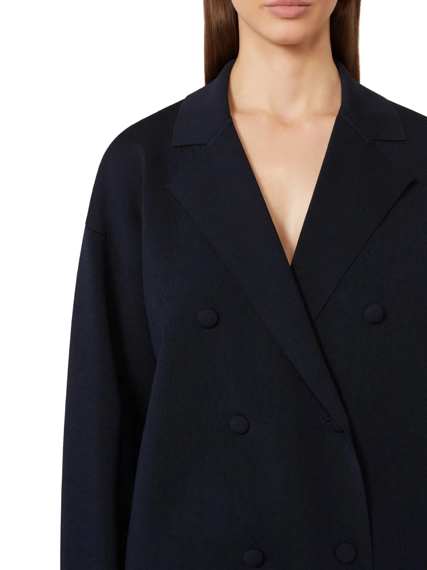 DOUBLE-BREASTED VISCOSE CREPE JACKET - Image 5