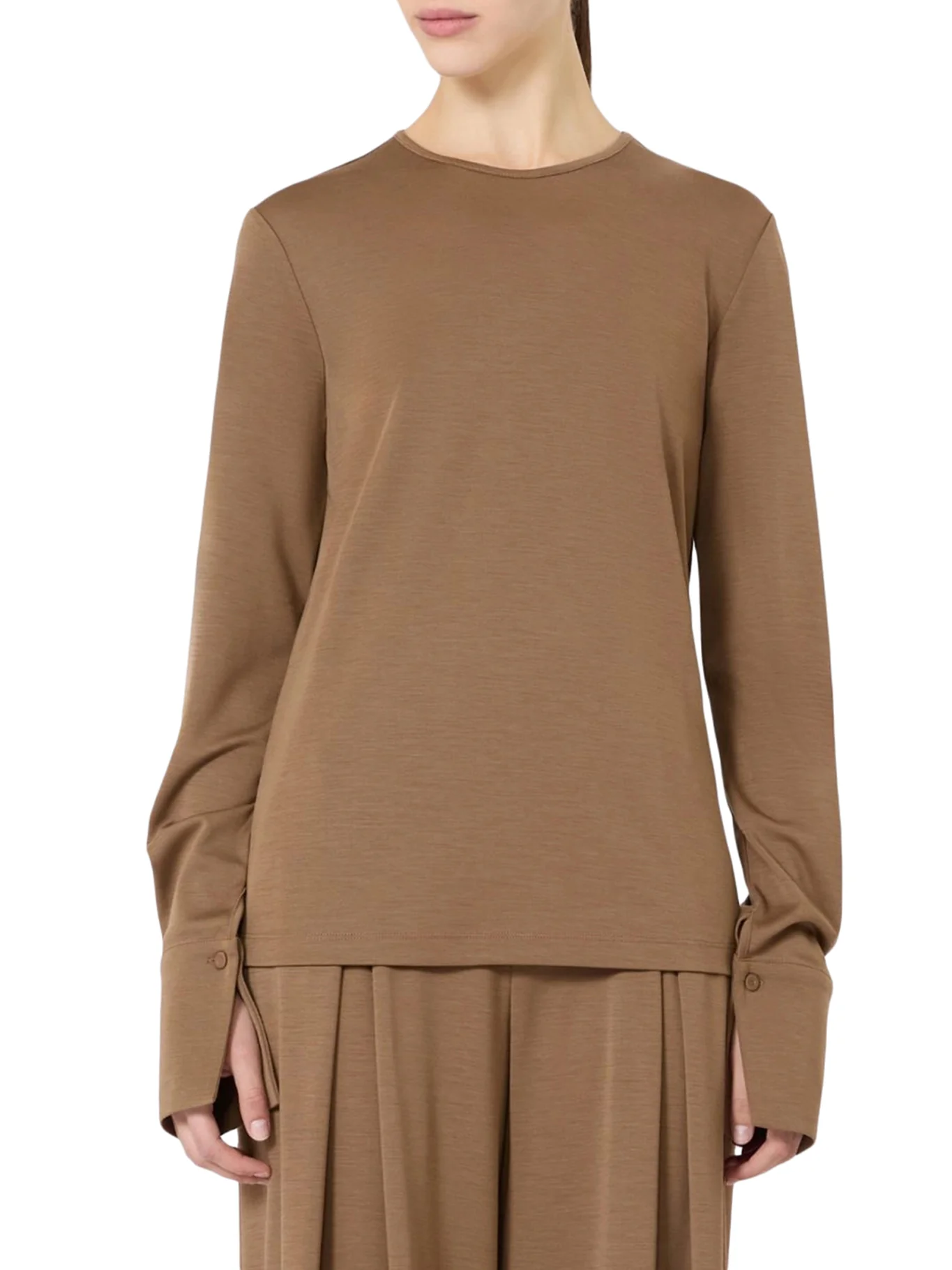 MADRE WOOL JERSEY T-SHIRT - Image 3