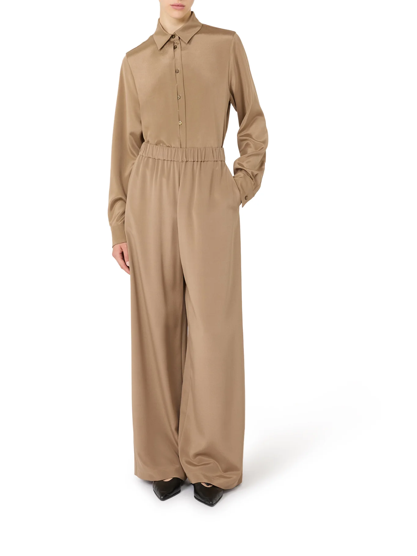 STRETCH SILK CADY SHIRT - Image 2