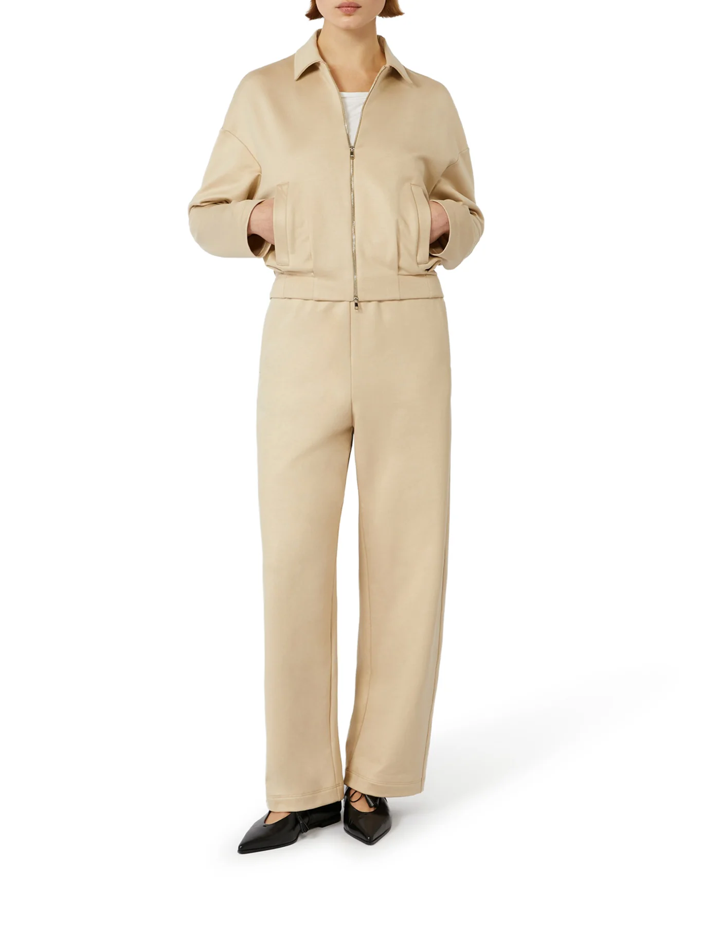 SILK AND COTTON SWEATPANTS - Image 2